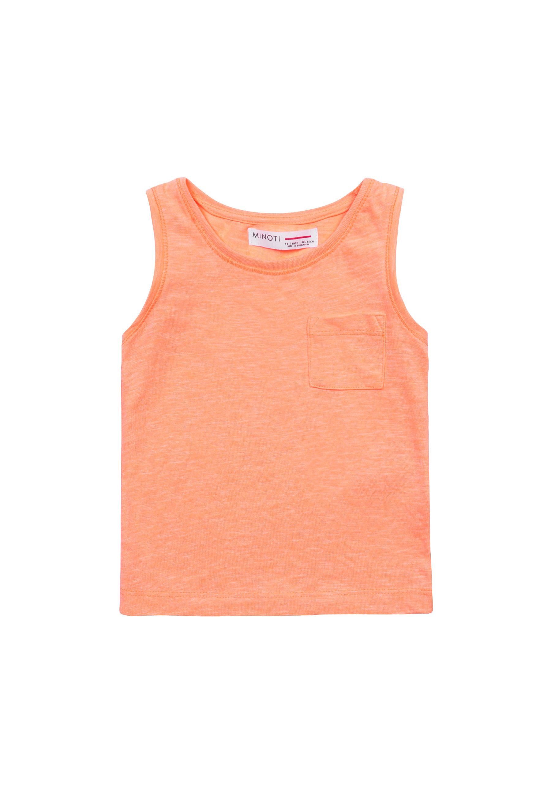 MINOTI T-Shirt Weste mit Tasche Orange (1y-14y)