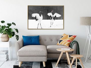 Artgeist Poster Dancing Cranes []