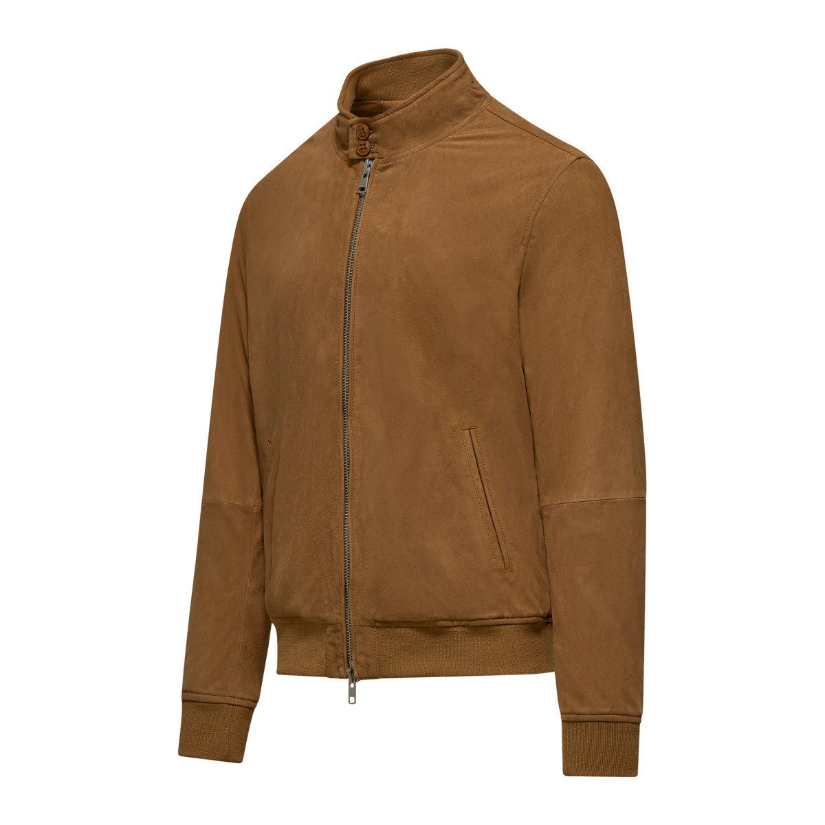 Bomboogie Lederjacke Collo in Piedi Herren Bomberjacke, Freizeitjacke, Blazer, Pufferjacke, Übergangsjacke