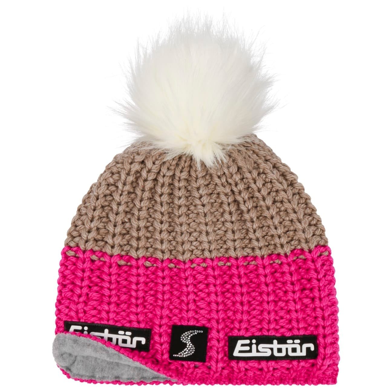 Eisbär Bommelmütze (1-St) Beanie mit Futter, Made in the EU