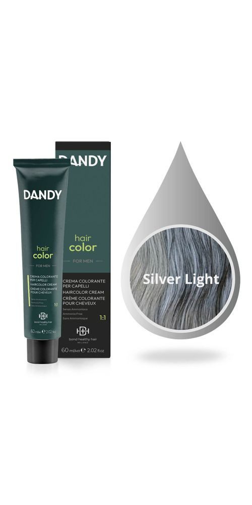 Dandy Haarfarbe Dandy Hair Color 0.18 Licht Zilver 60ml
