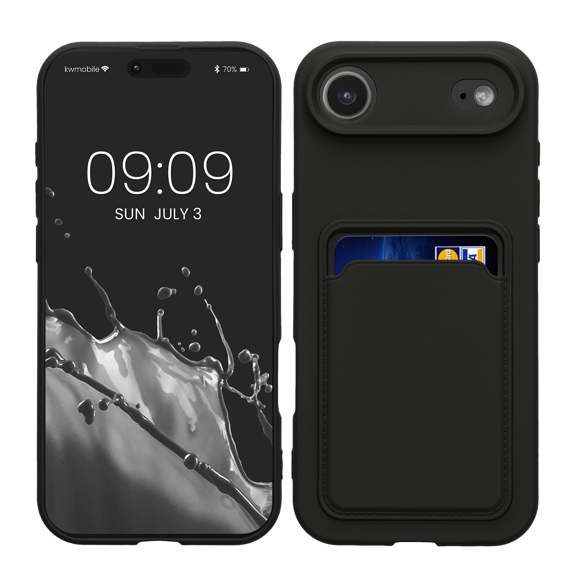 kwmobile Smartphone-Hülle Hülle für Apple iPhone Air, Handyhülle mit Fach für Karten - Handy Cover Case