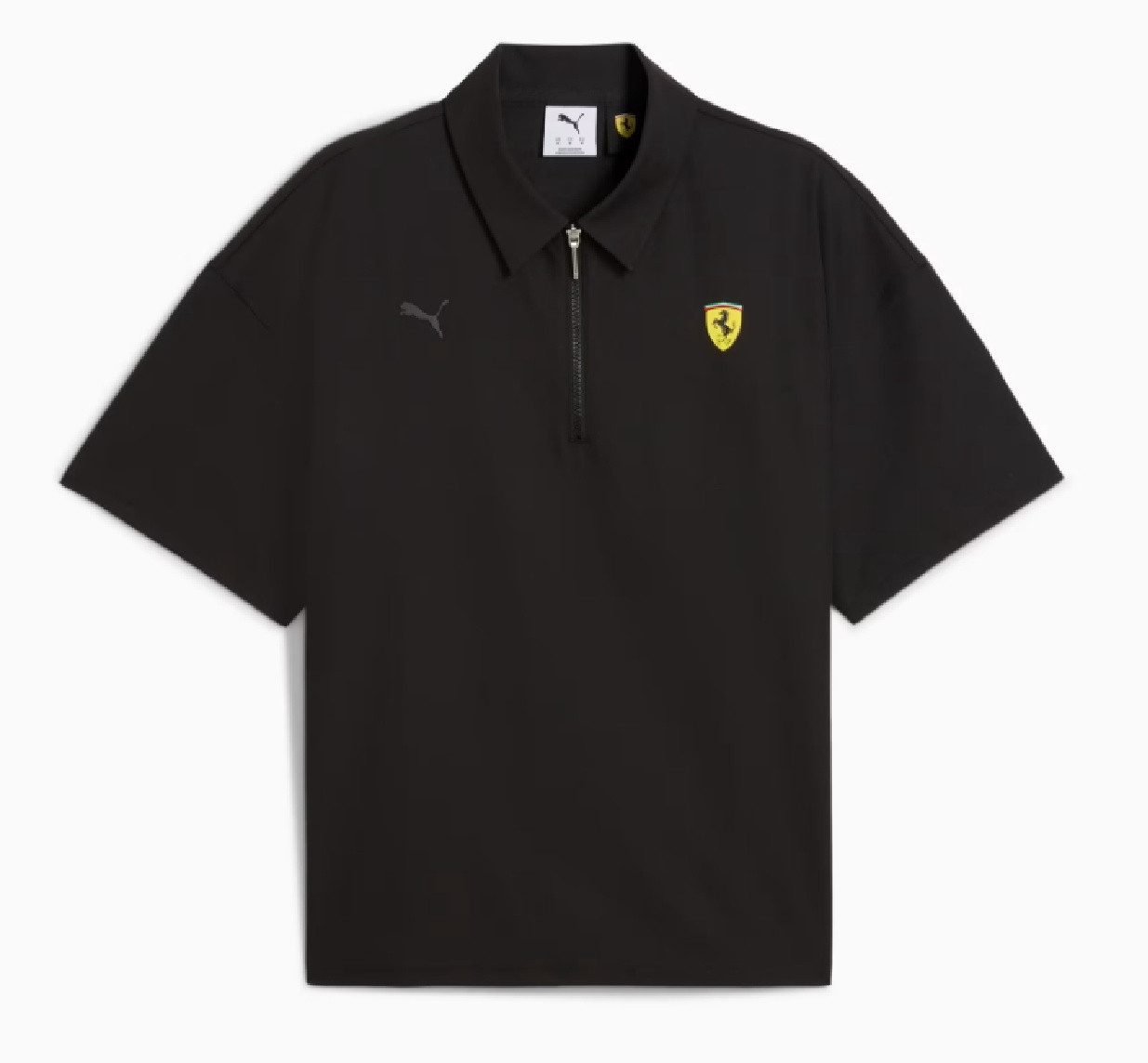 Ferrari Poloshirt Ferrari Scuderia Premium Poloshirt Schwarz Herren Motorsport Polo