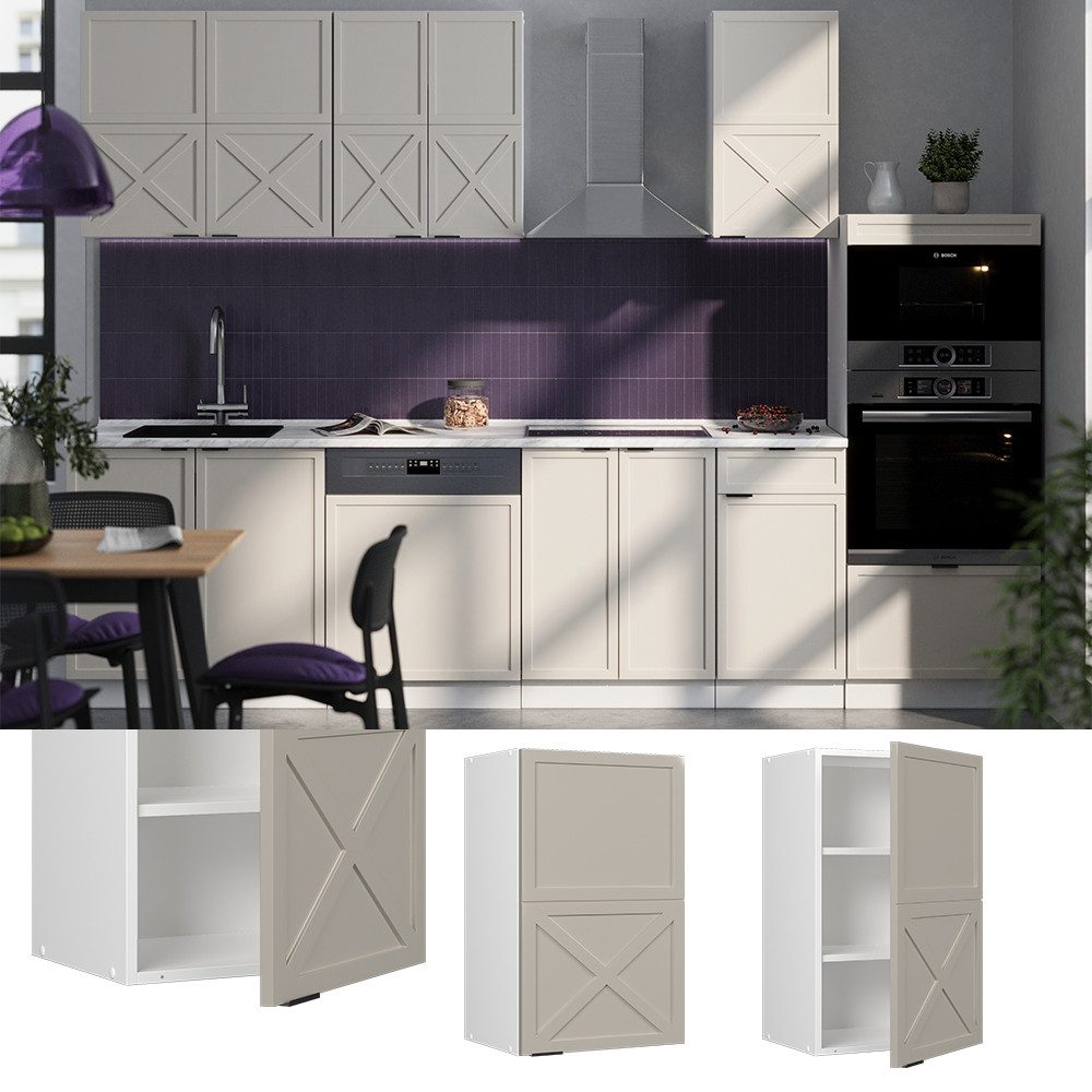Vicco Hängeschrank Fame-Line, GrauBeige/Weiß, 45 cm günstig online kaufen