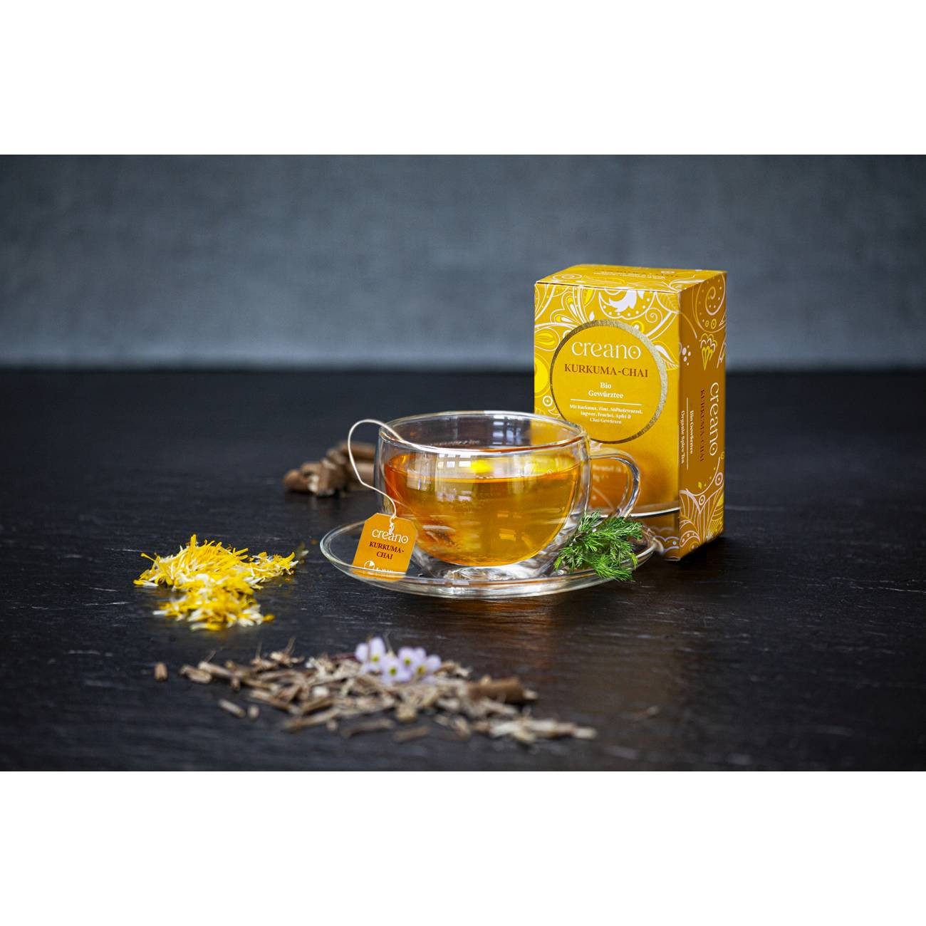 Creano Tee 3er Pack Creano Bio Tee KURKUMA-CHAI (3x 20 Beutel)*, 1 x 1 St.