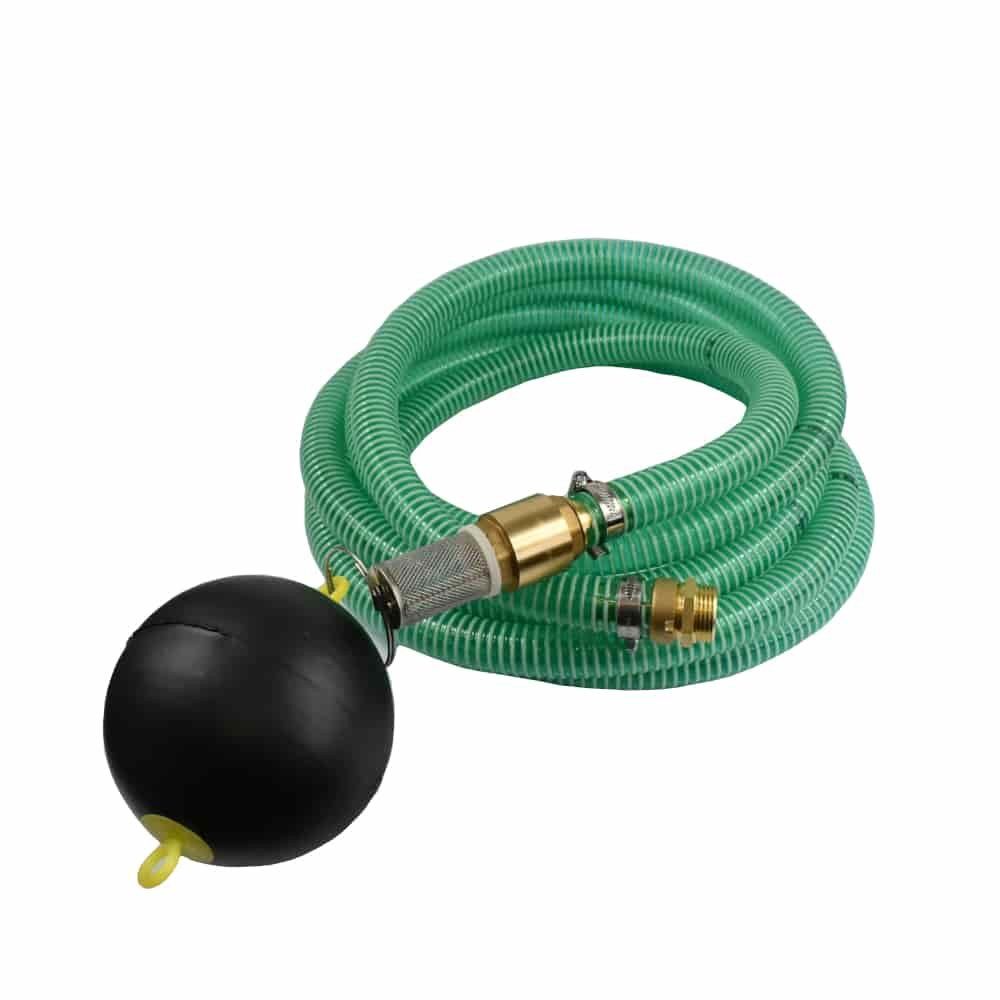 KLASEBO® Ansaugschlauch Druckschlauch 1 Zoll Set, Saug Druckschlauch 25m mit Entnahme, (Set)