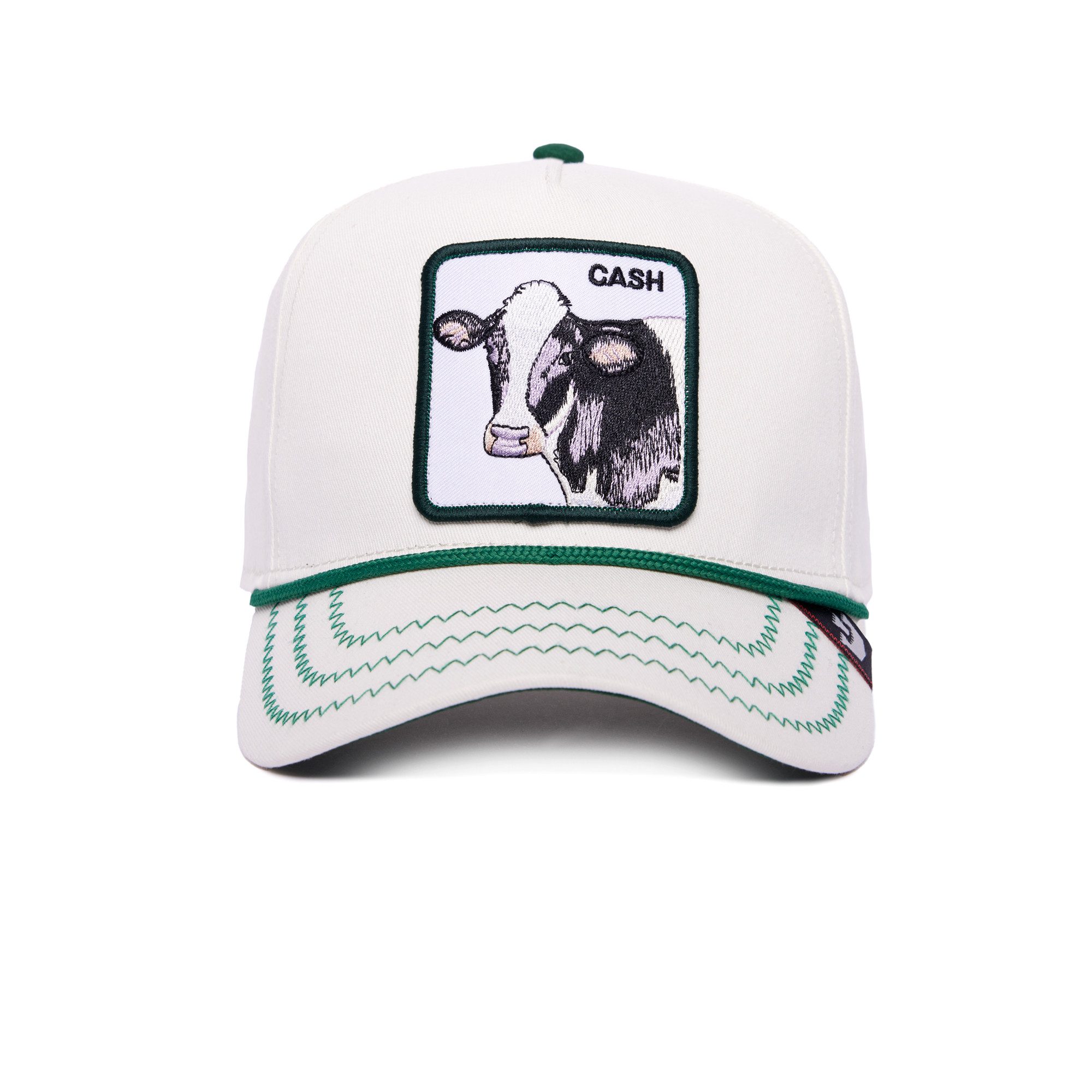 Trucker Cap Goorin Bros. Cash Cow 100 - ALL OVER CANVAS Trucker Cap white