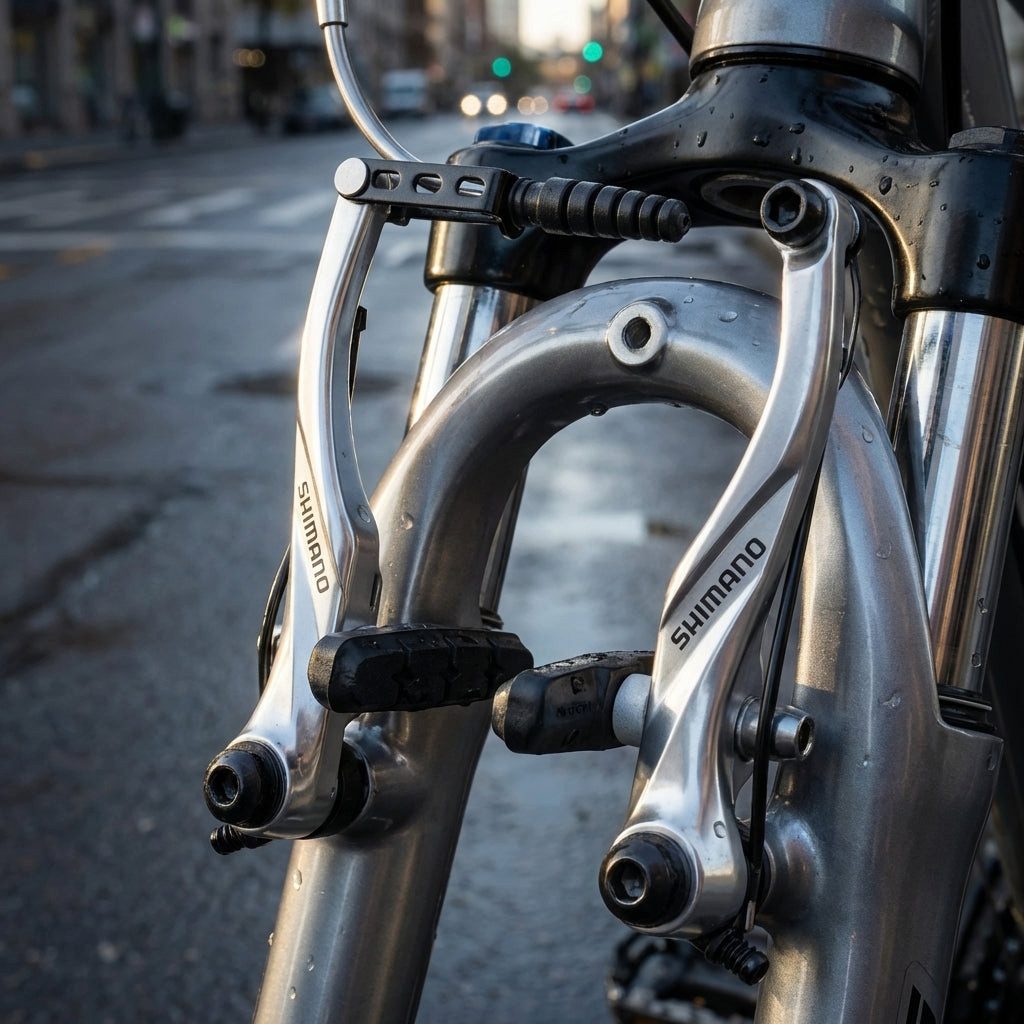 Felgenbremse SHIMANO ALIVIO BR-T4000 V-Brake Vorderbremse silber - Hochwertige Felg