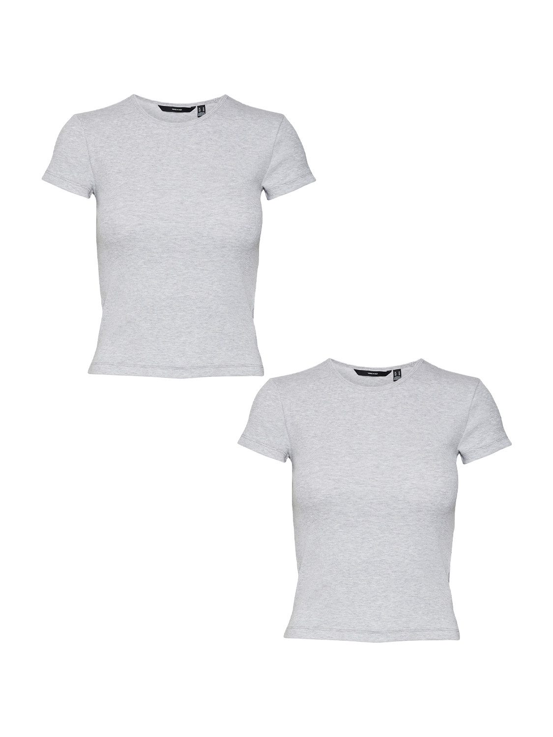 Vero Moda T-Shirt 2er-Set Enger Schnitt günstig online kaufen