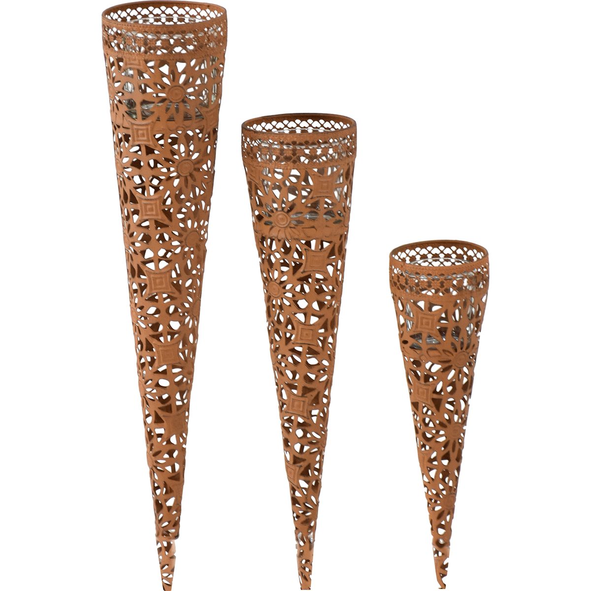 Kerzenhalter Gartendeko Windlicht Erdspieß Kerzenhalter Außenbereich Gartensteck