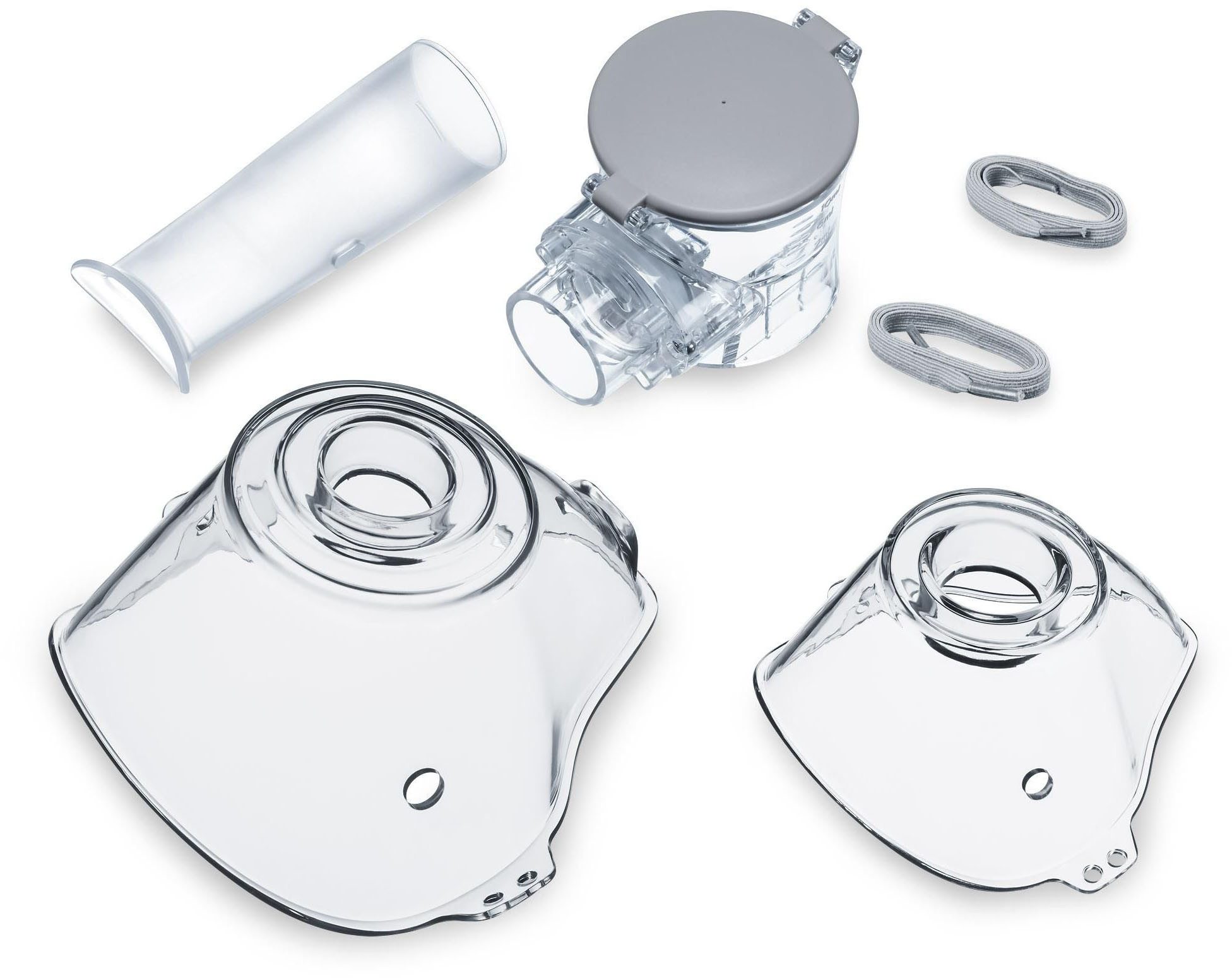 BEURER Inhalationsgerät IH 47, akkubetriebener, kompakter Inhalator, für zuhause und unterwegs, Hygienische Anwendung dank integrierter Selbstreinigungsfunktion