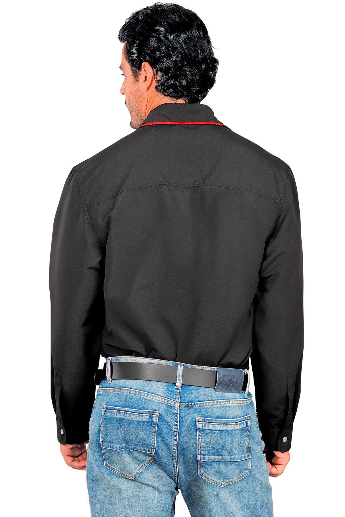 Widmann S.r.l. Cowboy-Kostüm Cowboy Hemd 'Rodeo' für Herren, Schwarz günstig online kaufen