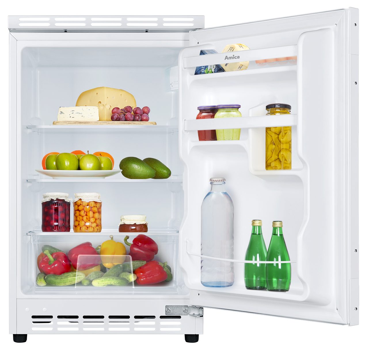 Amica Einbaukühlschrank UVKSD 351 961, 81,5 cm hoch, 49,5 cm breit, elektronische Steuerung