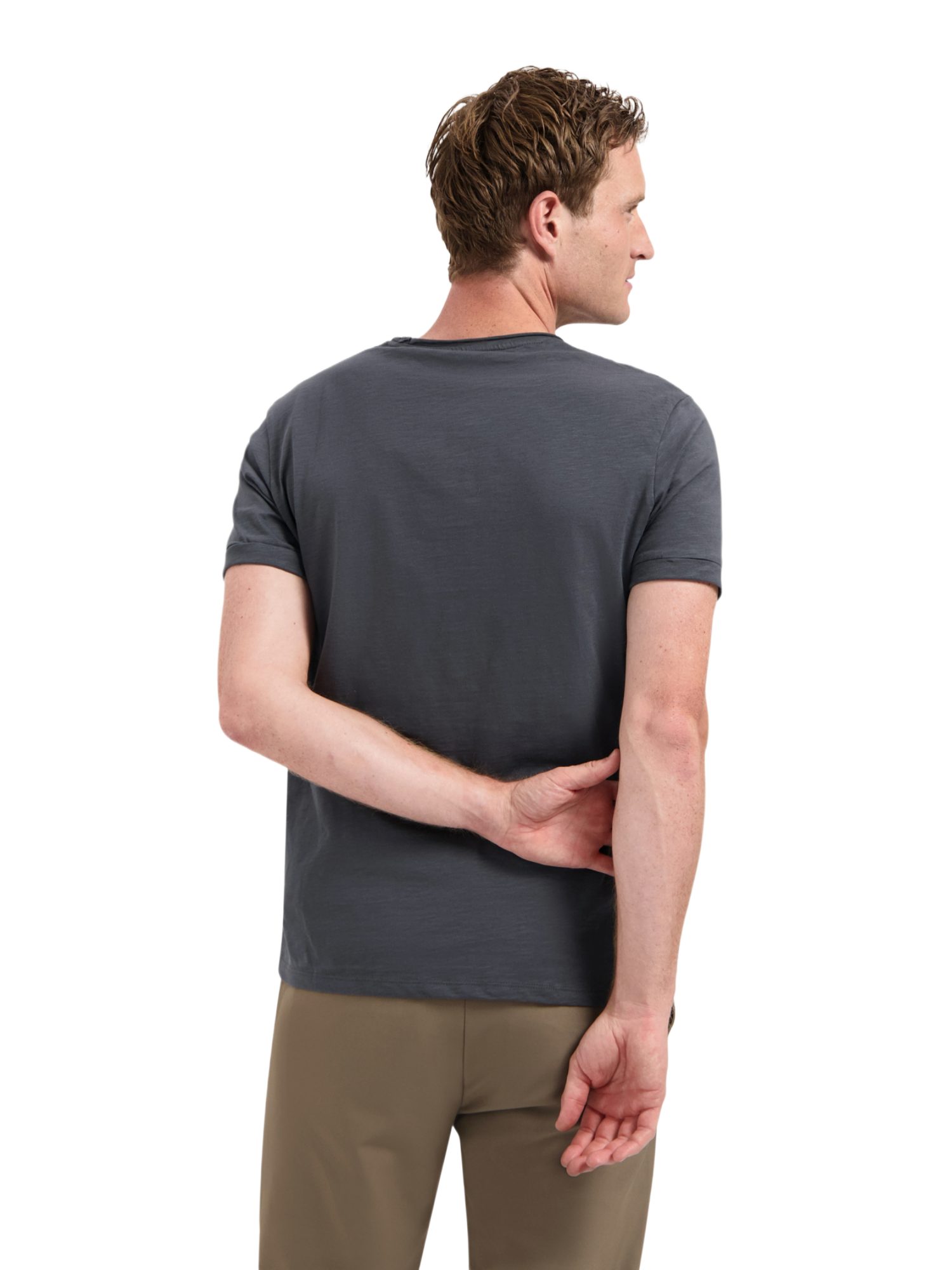 NO EXCESS Kurzarmshirt AYN- Timeless Basics