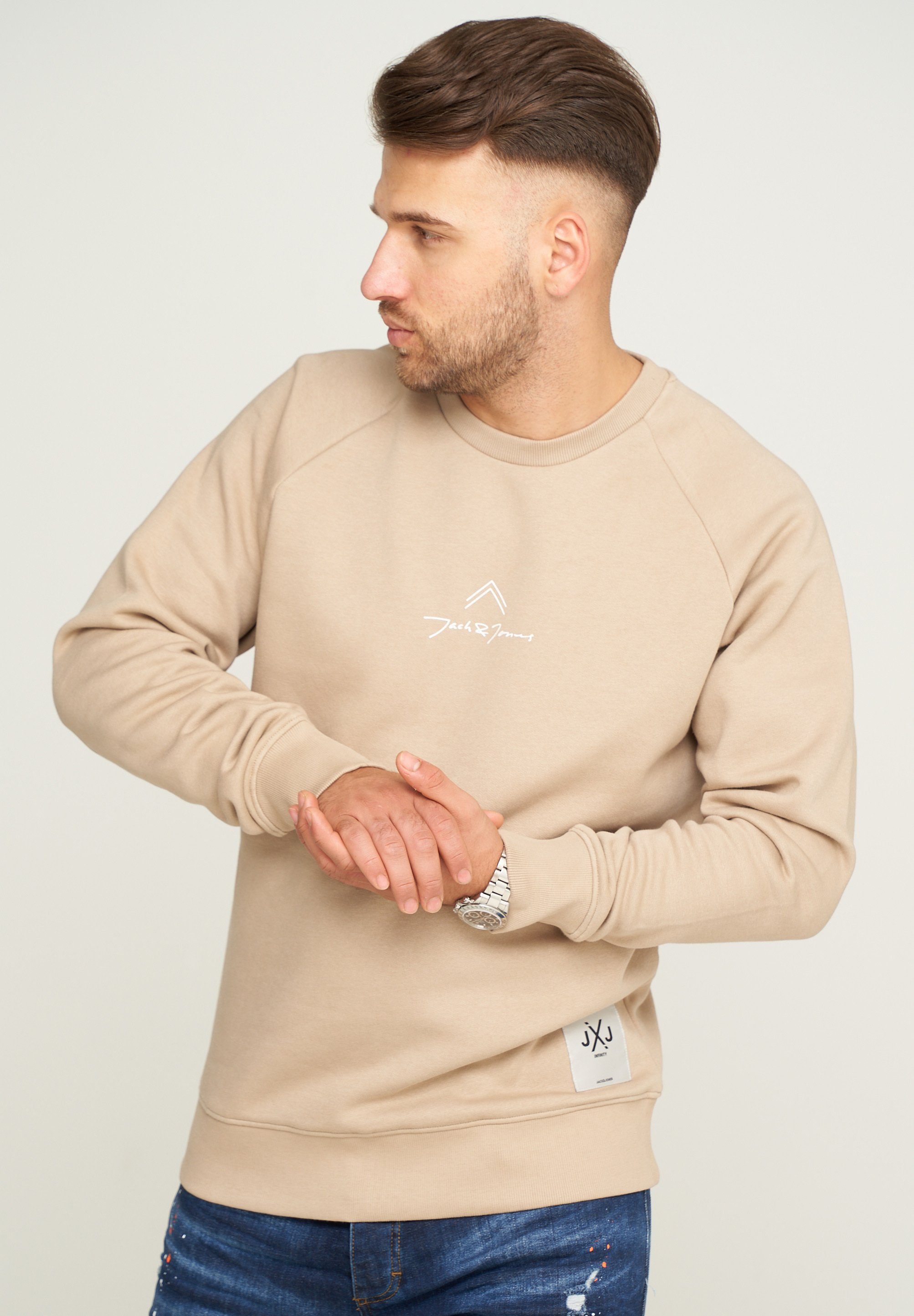 Jack & Jones Sweatshirt MATTEO SWEAT CREW Crockery