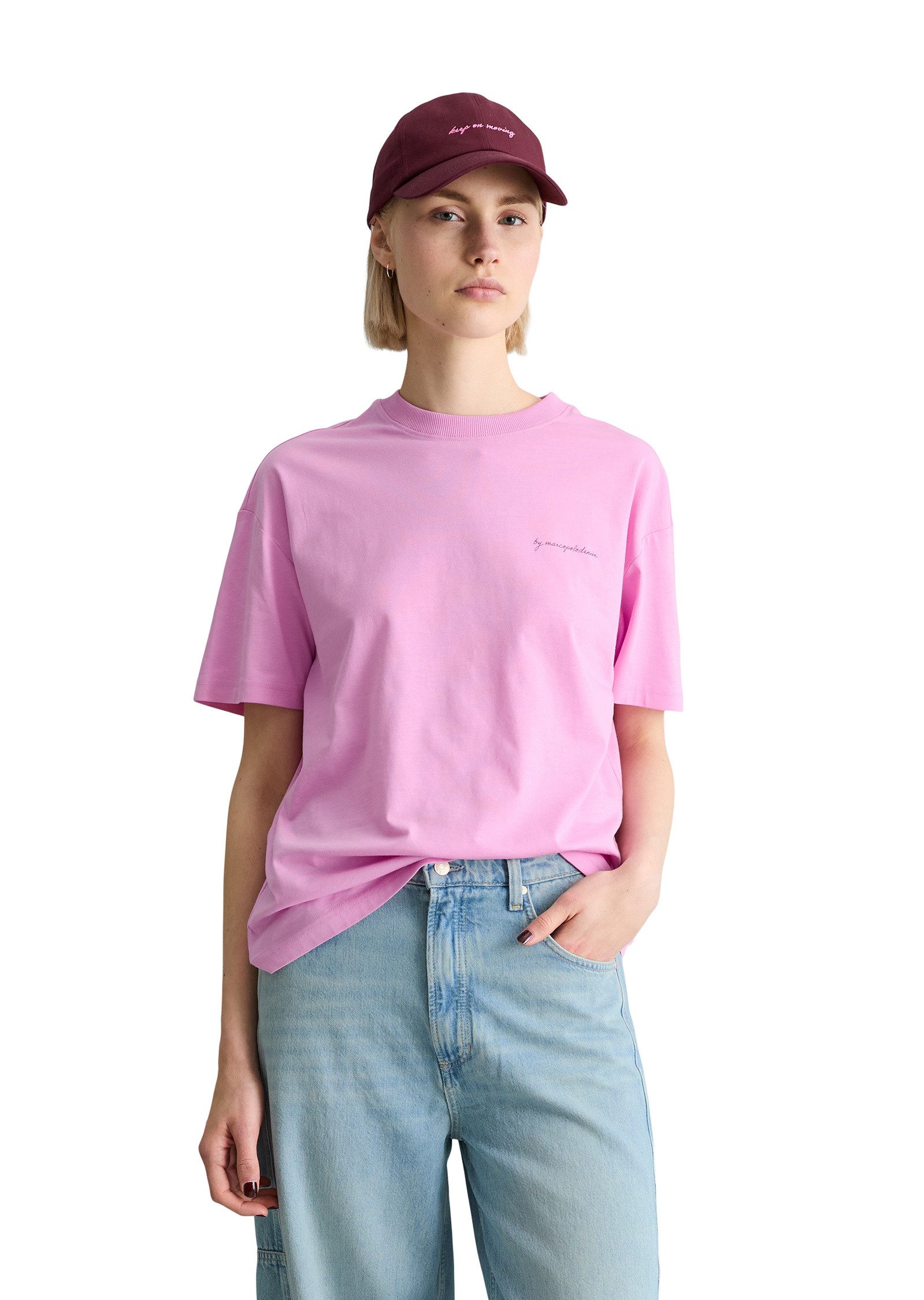 Marc O'Polo DENIM T-Shirt mit Rückenprint