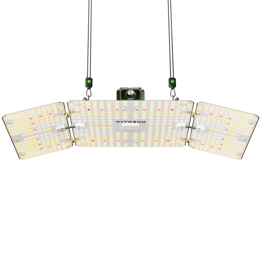 VIVOSUN Pflanzenlampe VIVOSUN LumaLight, LED fest integriert, Vollspektrum, 200W High-PPFD für Indoor-Pflanzen