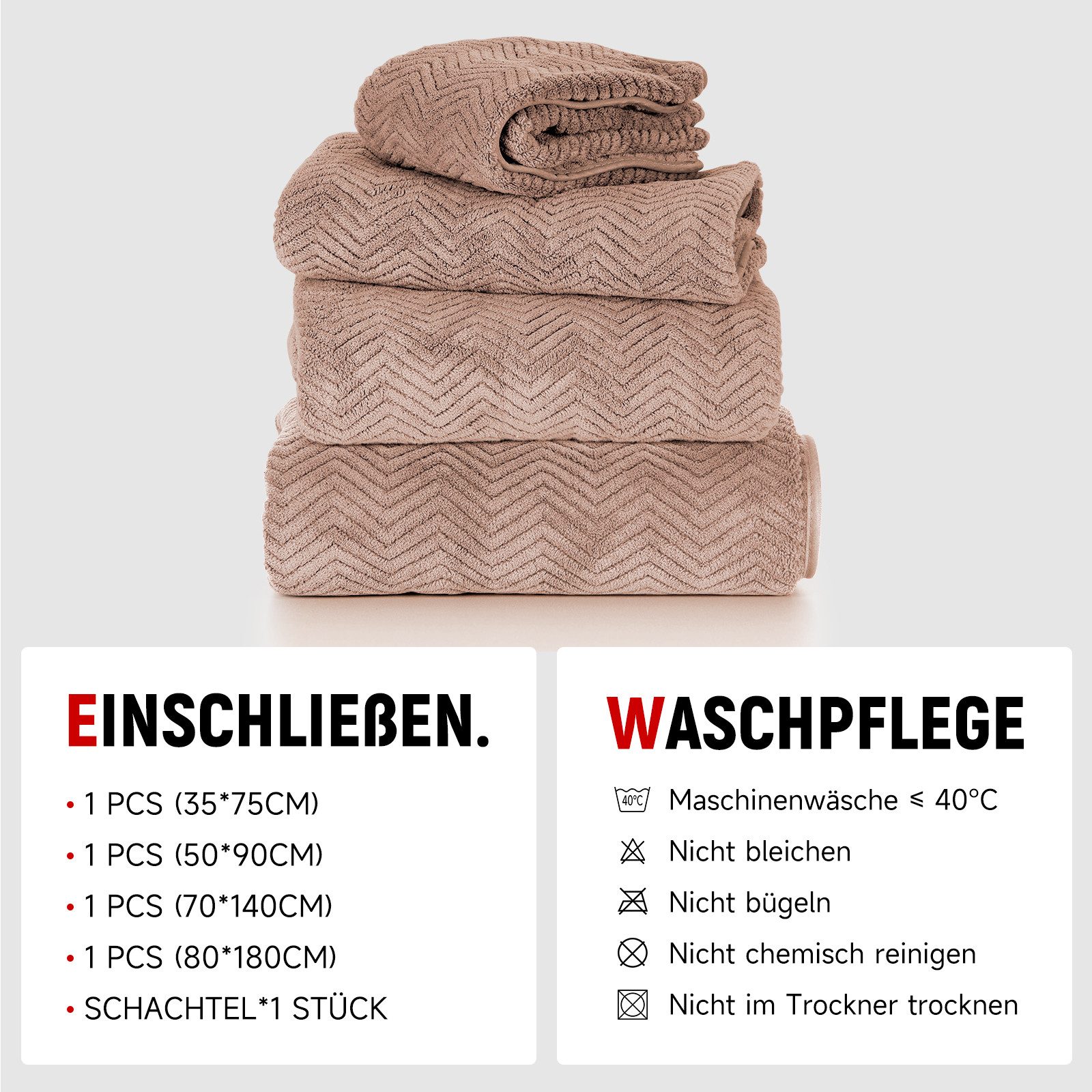 HOMELUX Handtuch Set 2 / 3 günstig online kaufen