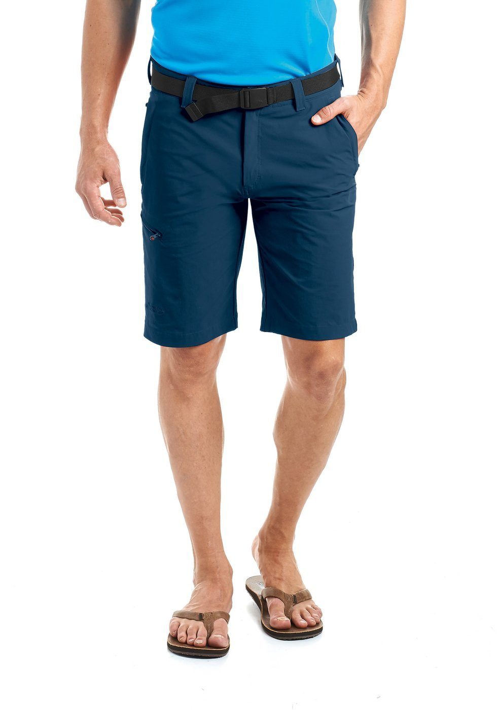 Funktionshose Wanderhose Bermuda Huang Outdoor kurz aviatorblau Herren