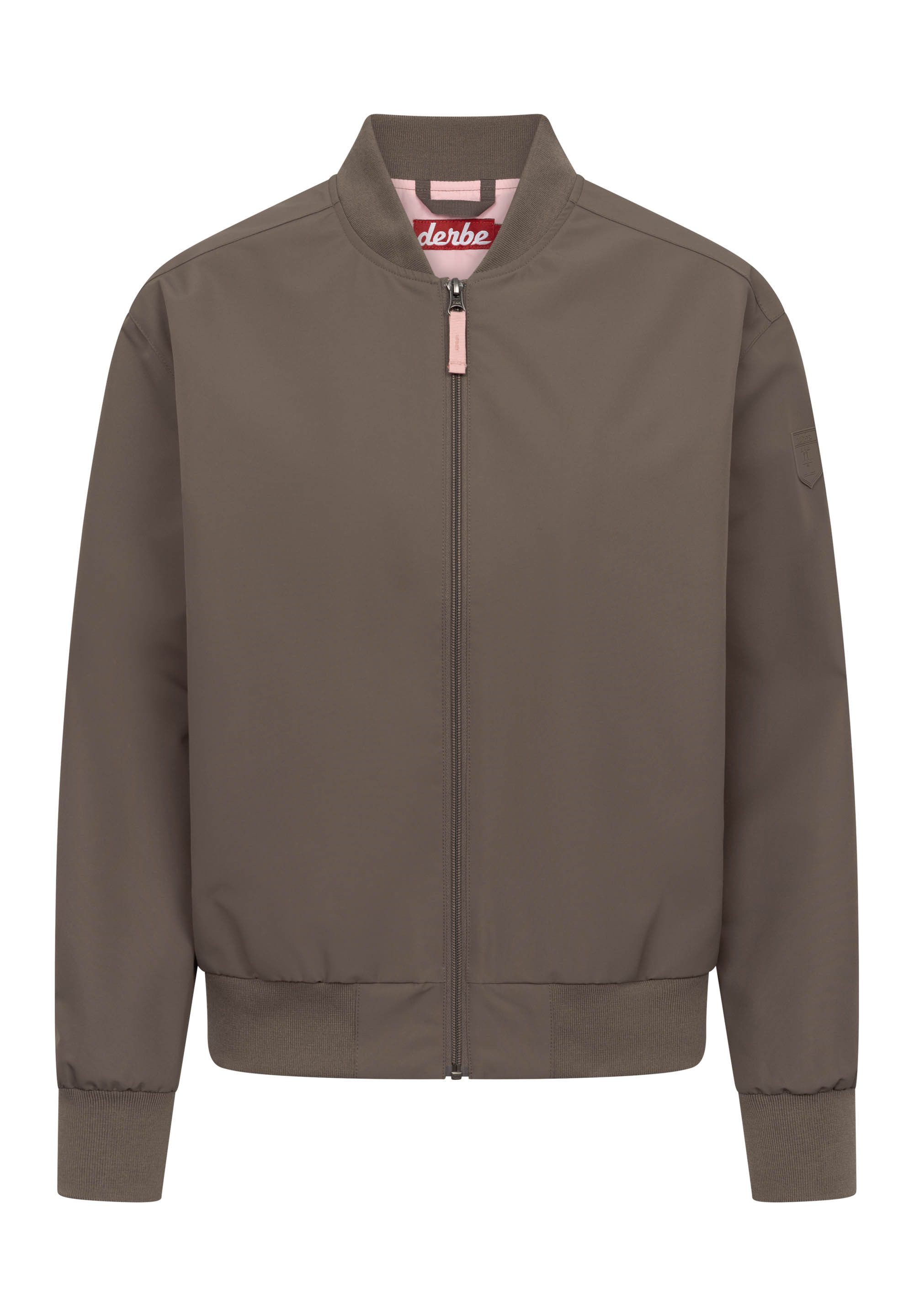 Derbe Blouson Blousby Tier-Print, wasserabweisend, winddicht, Kapuze