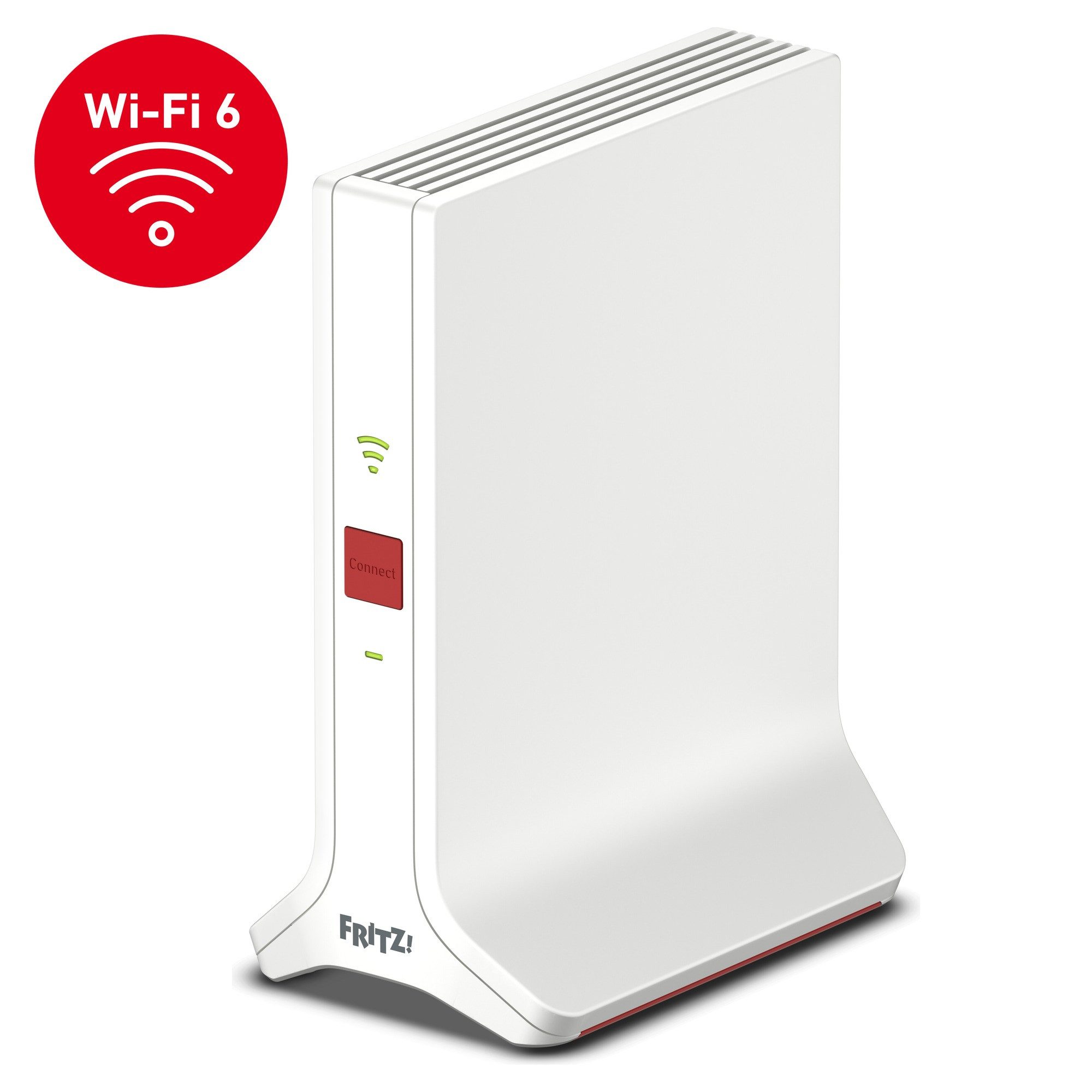 Fritz! FRITZ!Repeater 3000 AX WLAN-Repeater, Wi-Fi 6 Tri-Band Mesh-Repeater bis 4.200 MBit/s, 2x Gigabit-LAN-Port