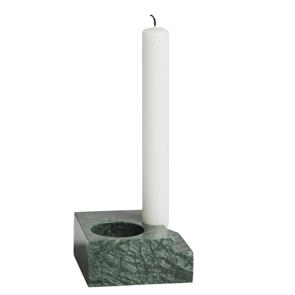 Woud Kerzenhalter Kerzenhalter Marmor Dés De Je cm) Grün 3 (7x5x6