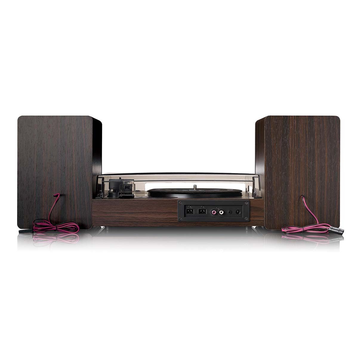 Lenco LS-200WD Plattenspieler (Riemenantrieb, Bluetooth, Bluetooth-Streaming, Vinyl-Wiedergabe, Plug-and-Play, AUX-Eingang) – Bild 4 von 5