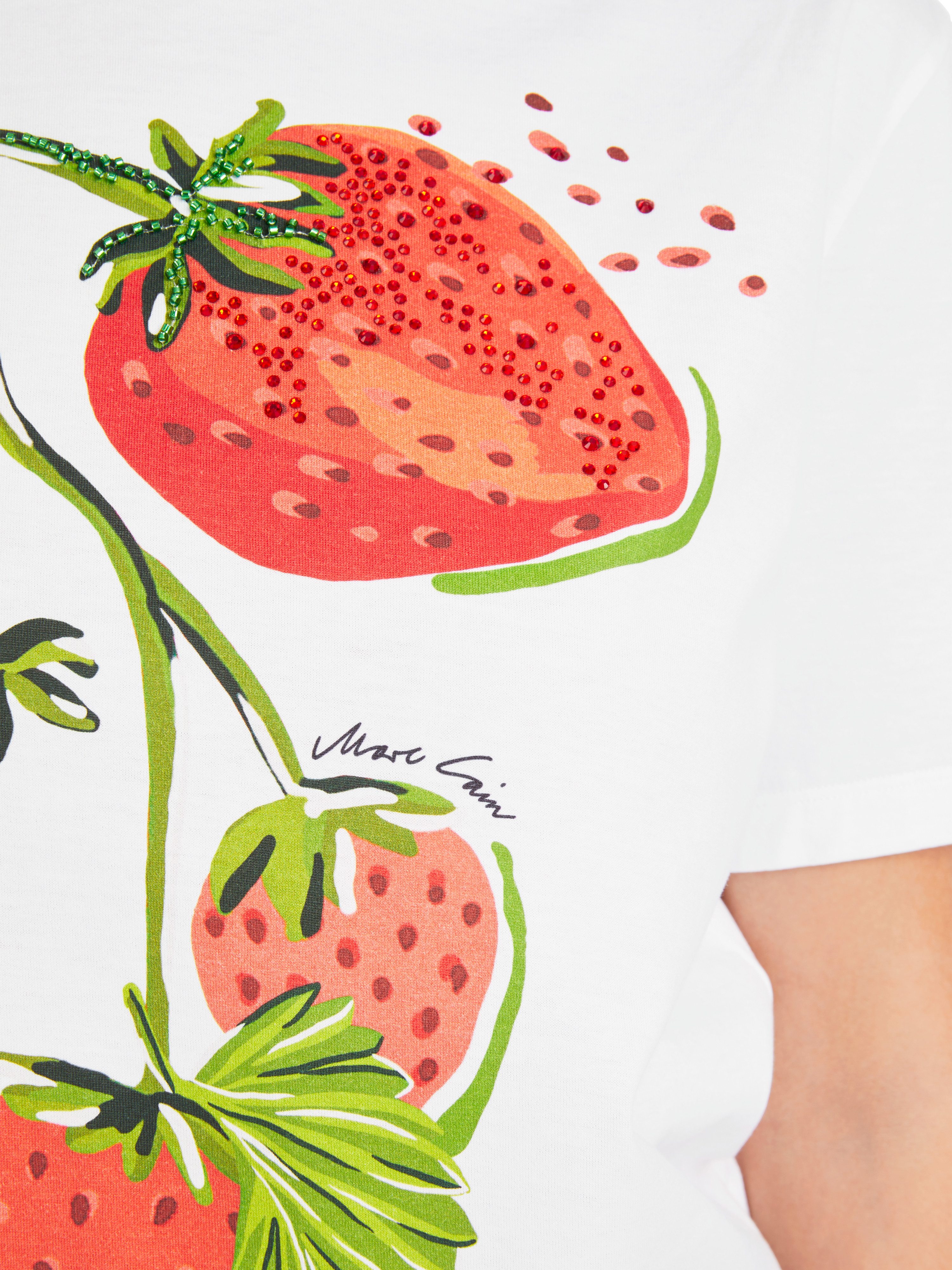 Marc Cain T-Shirt "Summer Flash Strawberry" günstig online kaufen