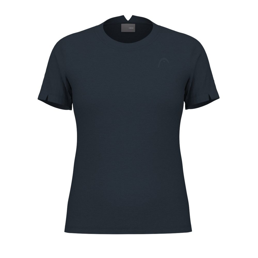 Tennisshirt Play Tech Uni (Mesh-Einsätze) navyblau Damen