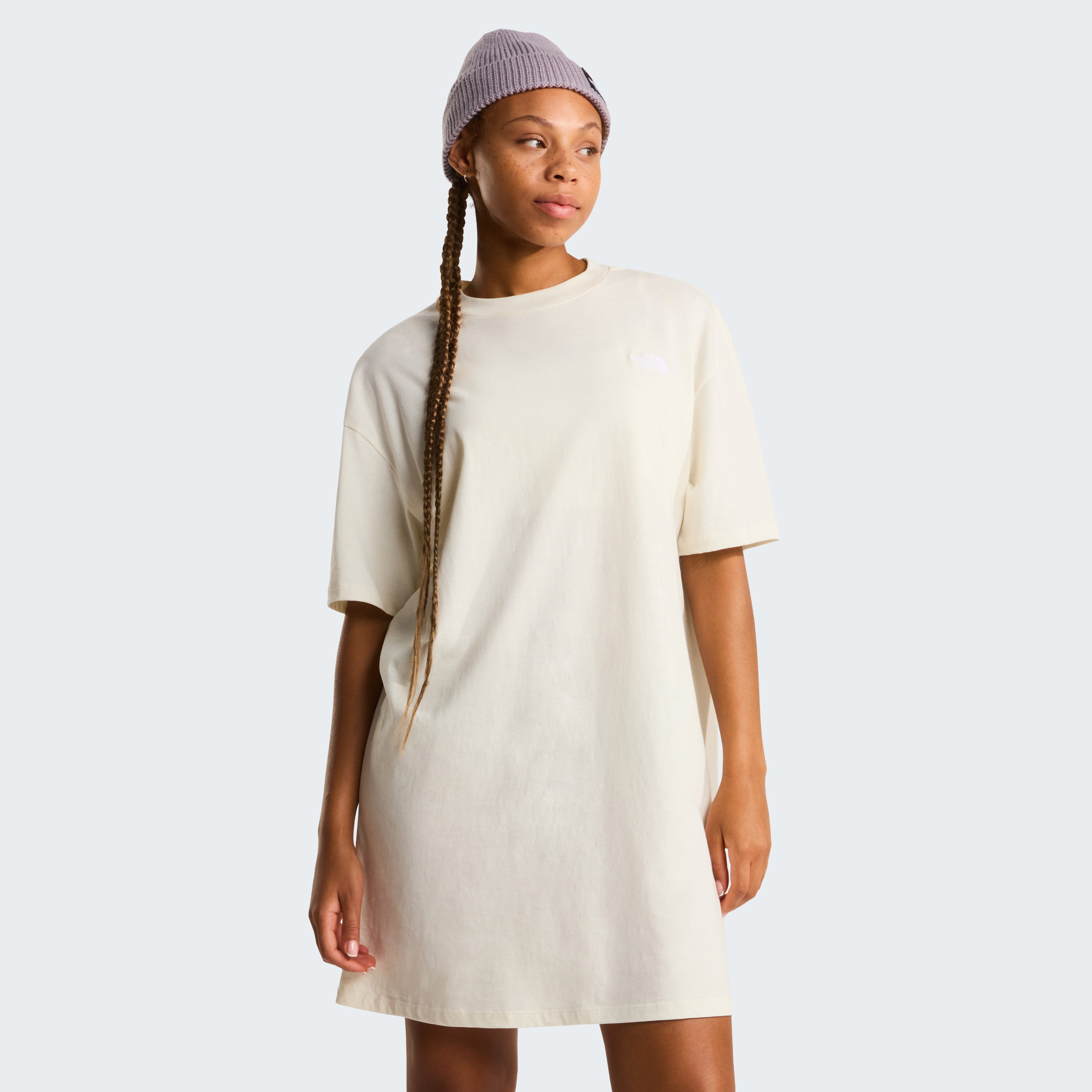 The North Face Shirtkleid W EVOLUTION SIMPLE DOME T-SHIRT DRESS (1-tlg) aus Baumwolle, für sportliche Aktivitäten, sportlicher Stil