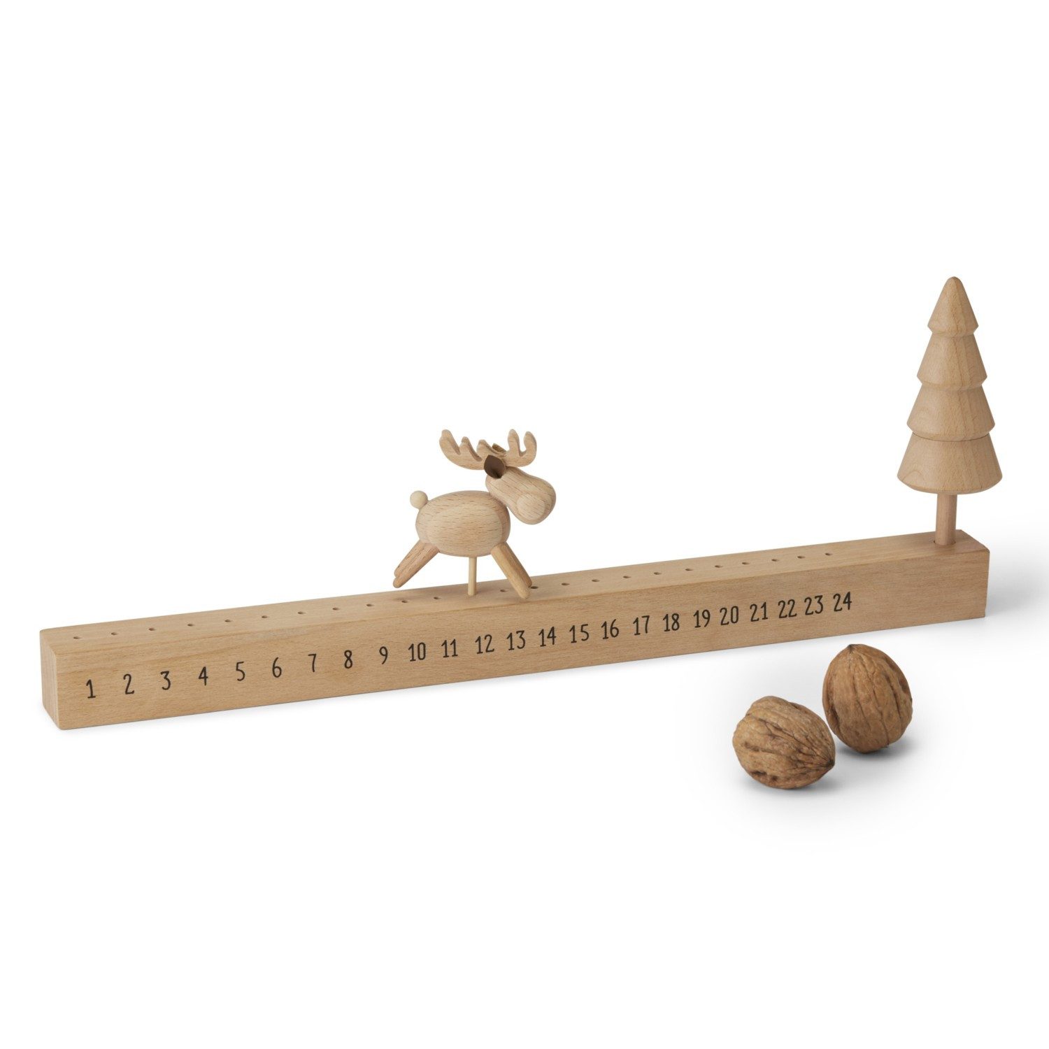 PHILIPPI Adventskalender Holz Adventskalender Elch