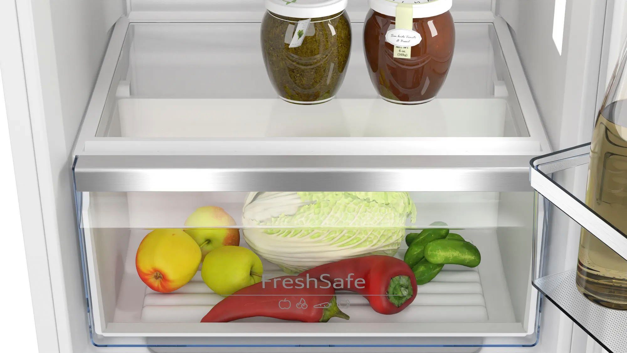 NEFF Einbaukühlschrank N 50 KI2222FE0, 87,4 cm hoch, 56 cm breit, Fresh Safe: Schublade für flexible Lagerung von Obst & Gemüse – Bild 2 von 5
