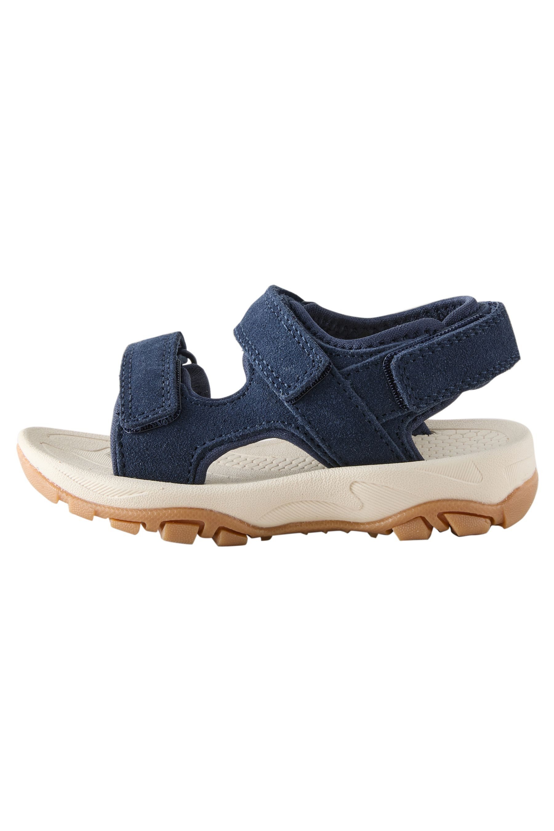 Trekking-Sandalen aus Leder mit Klettriemen Sandale