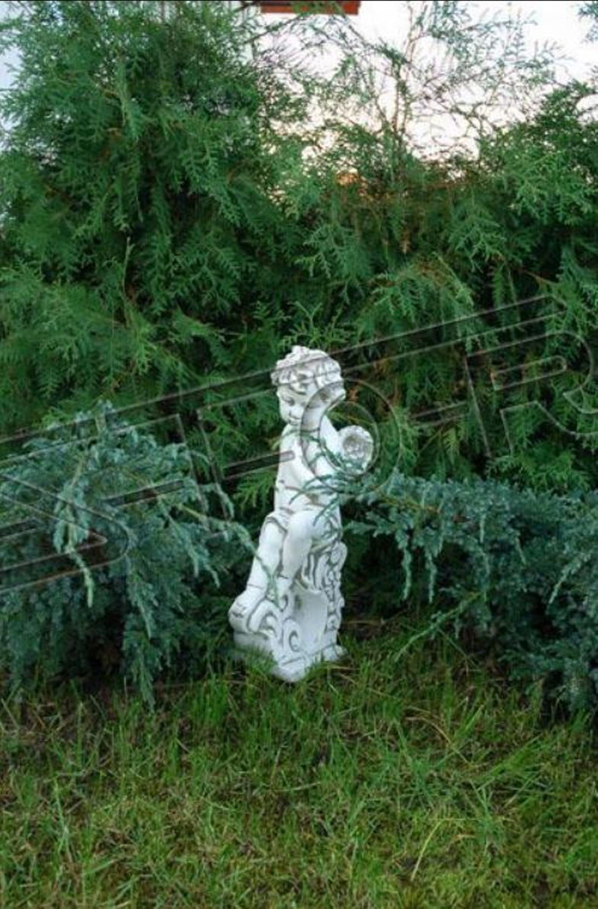 JVmoebel Skulptur Grabschmuck Figur Gott Grab Engel Heilig Dekoration Stein Skulptur