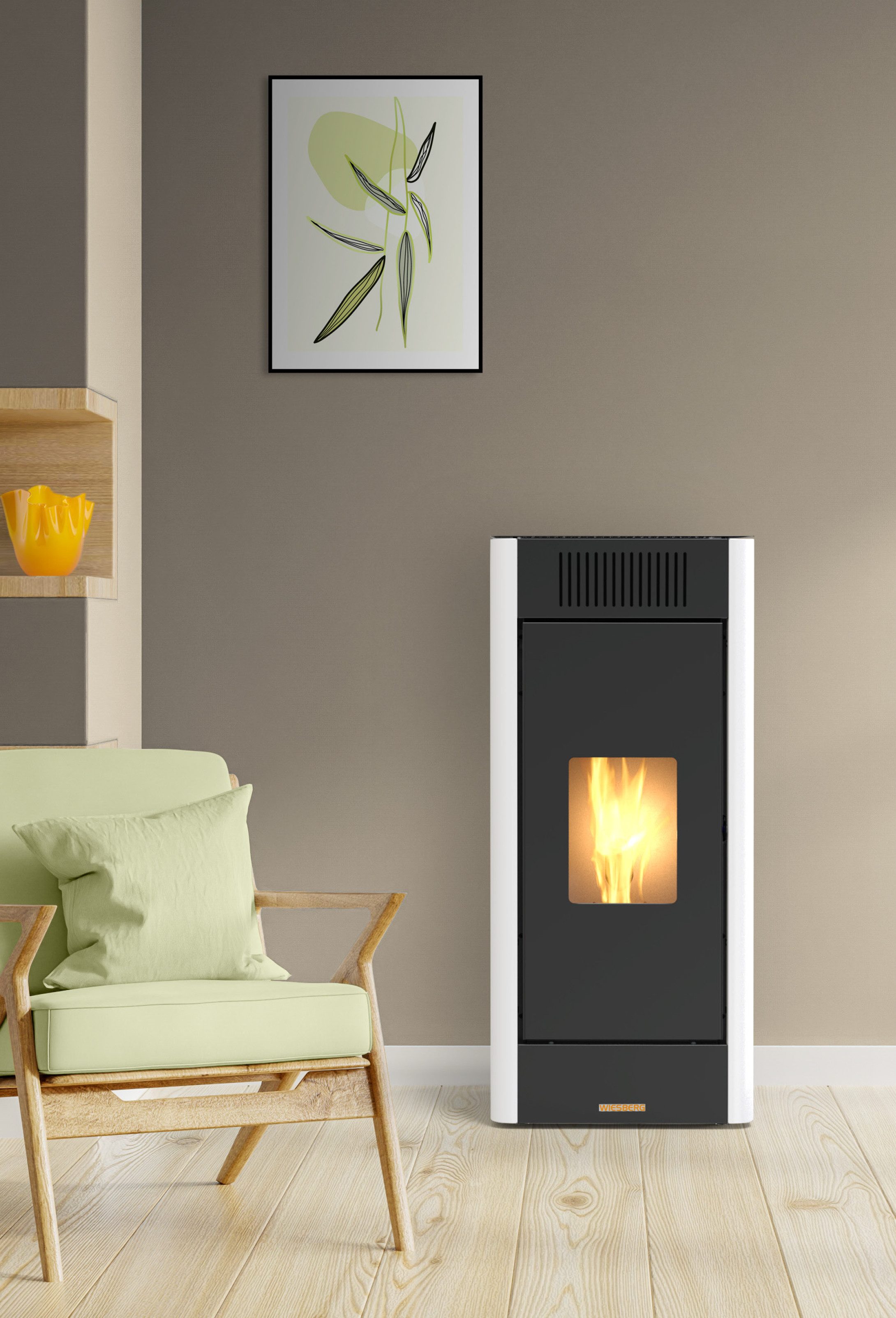 Blaze Pelletofen Ilia«, 8 kW, Dauerbrand, optional WLAN fähig