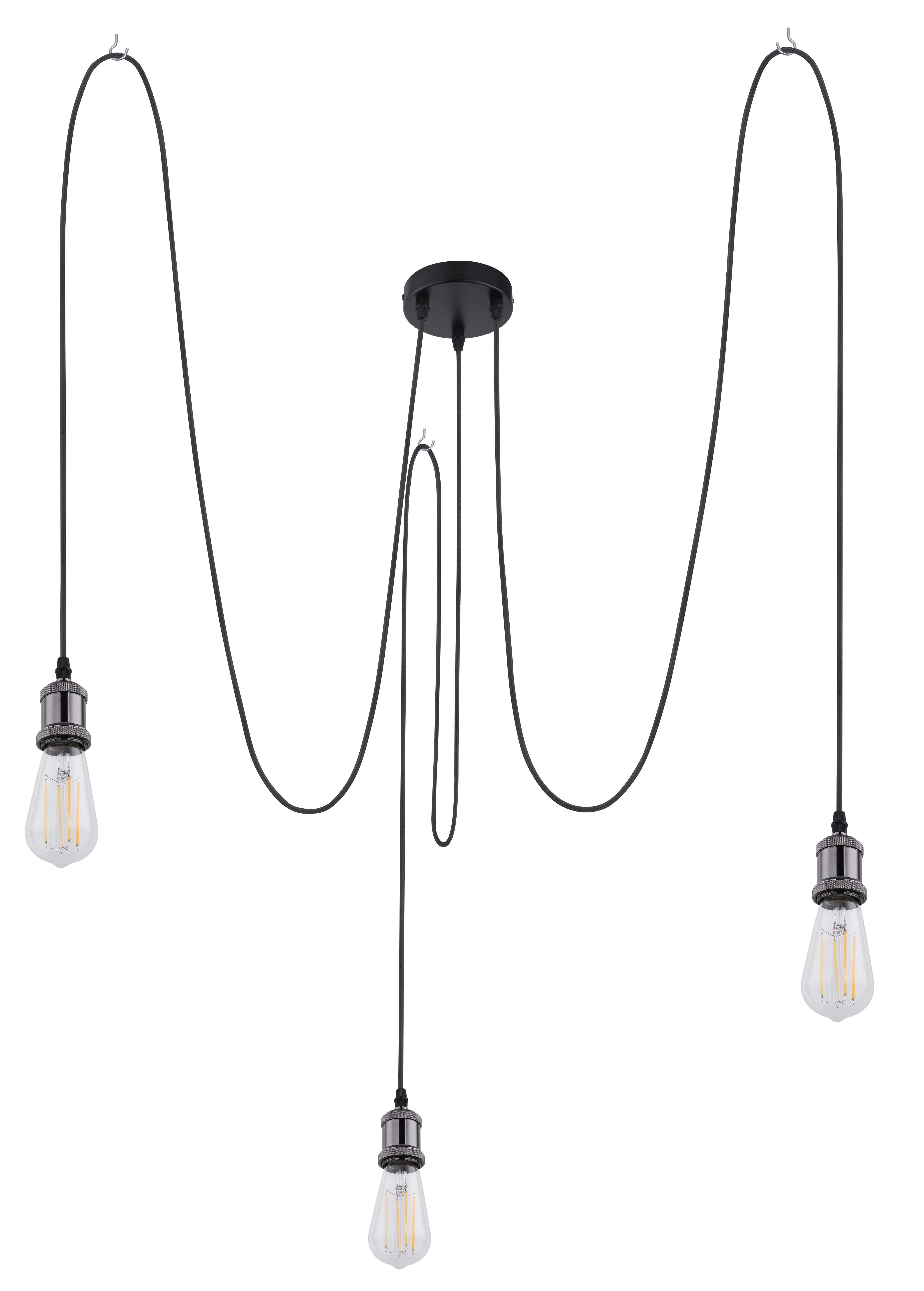 GLOBO LIGHTING Hängeleuchte OLIVER, ohne Leuchtmittel, Hängelampe/Pendelleuchte/Esszimmer/Wohnzimmer/Esstisch