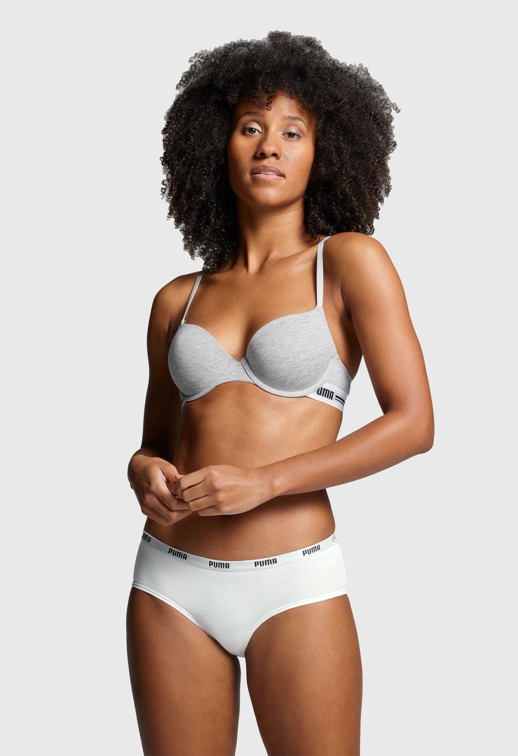 PUMA BODYWEAR Panty Comfort Cotton Stretch (Sparpack) mit PUMA-Logo im Bündchen