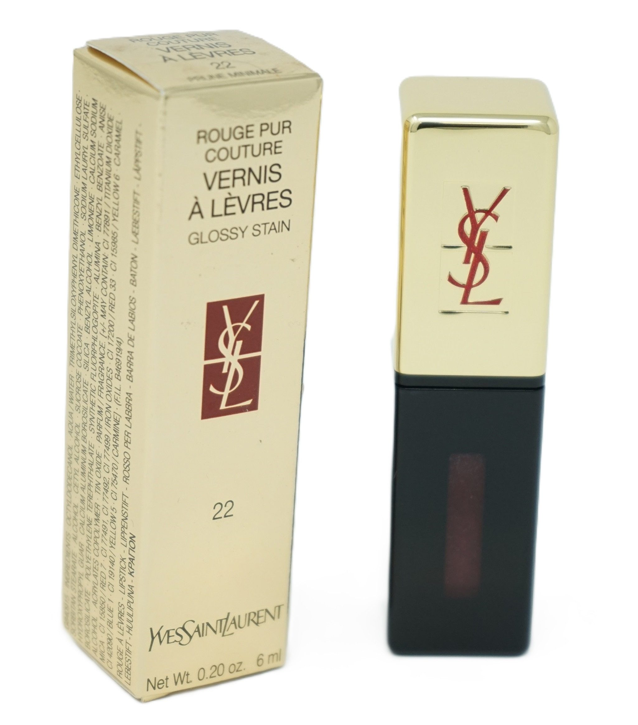YVES SAINT LAURENT Lipgloss Yves Saint Laurent Rouge pur Couture Lippenstift 22