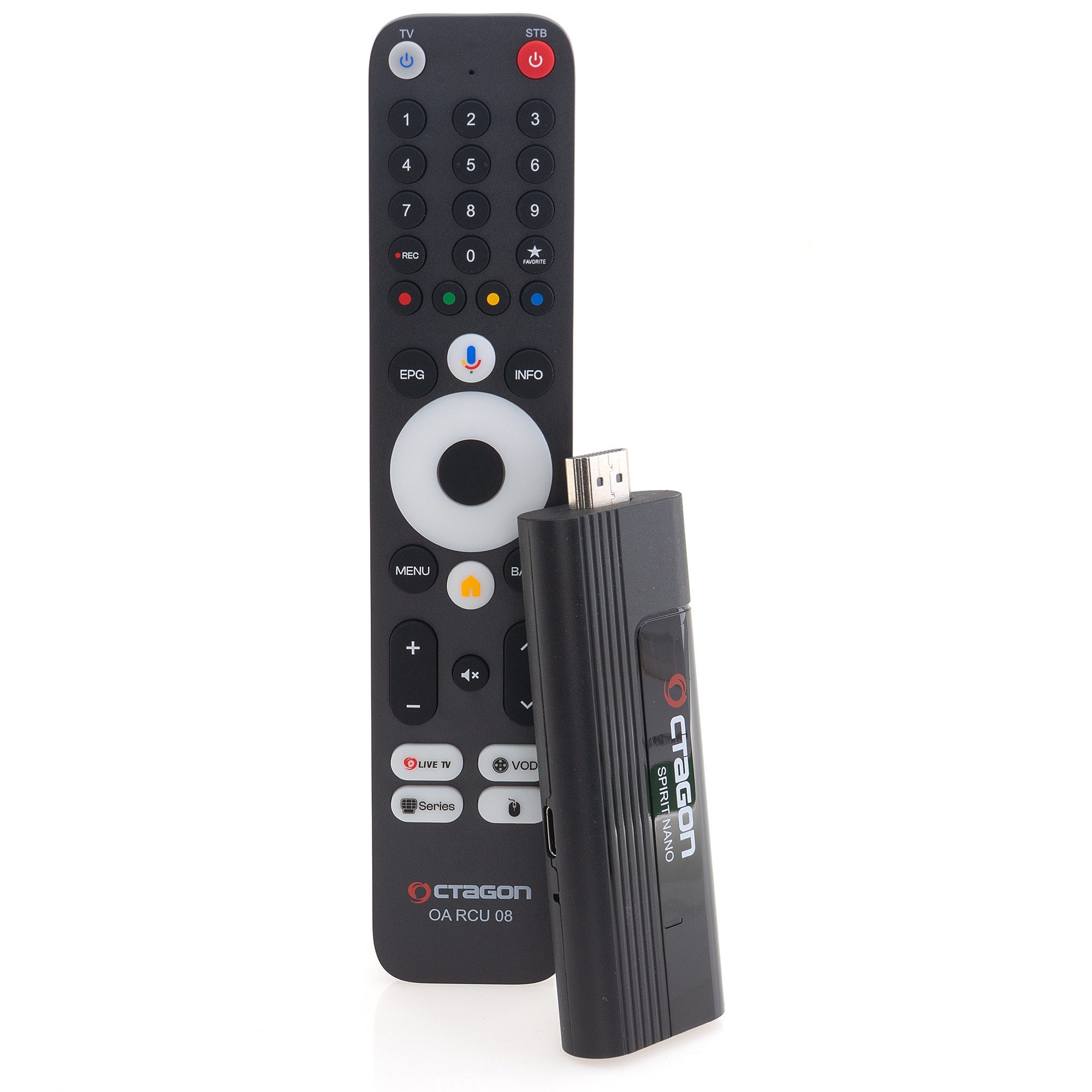 OCTAGON Streaming-Box Octagon Spirit Nano 4K UHD Android TV 11 Streaming Stick – Bild 4 von 5