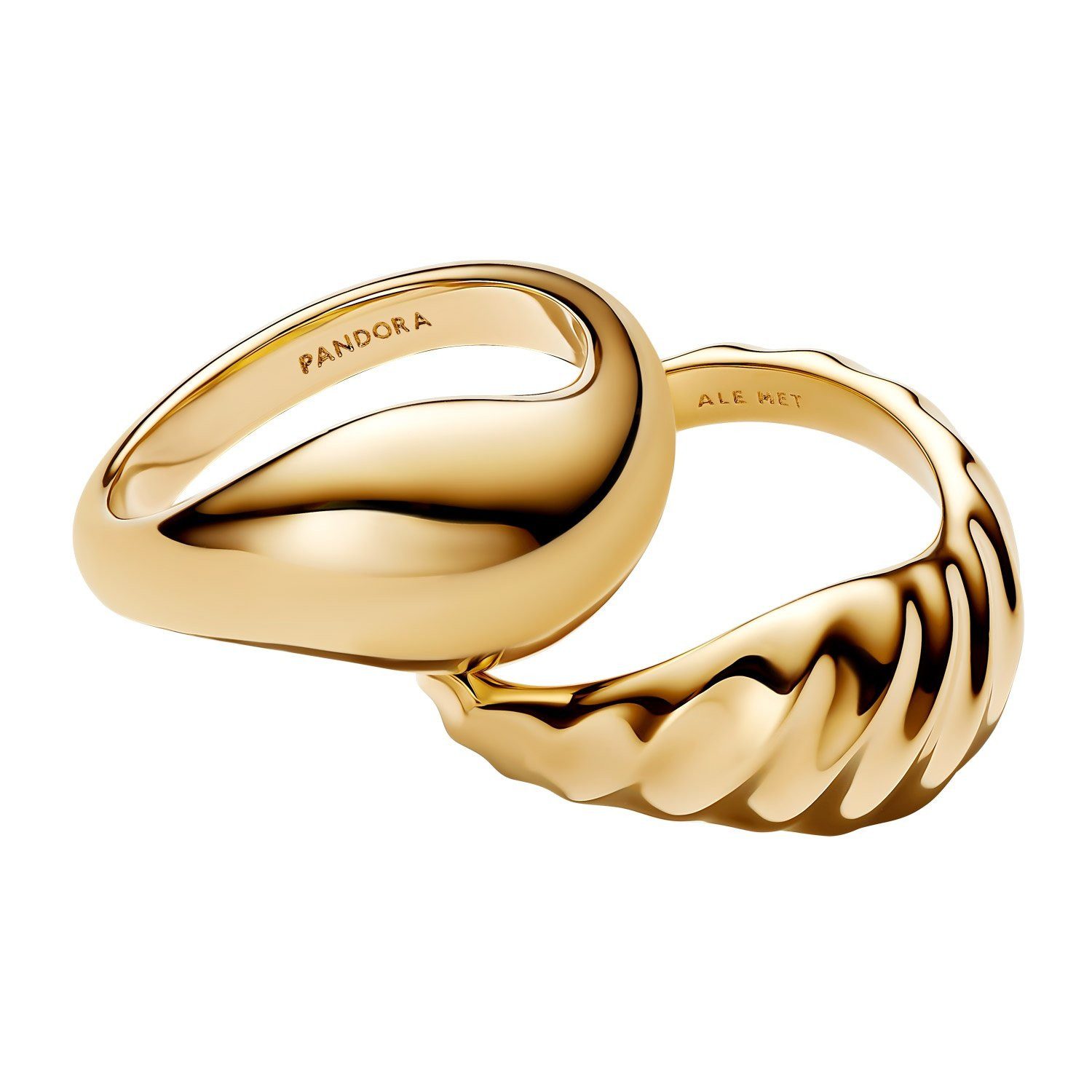 Pandora Fingerring -Set Goldfarben günstig online kaufen
