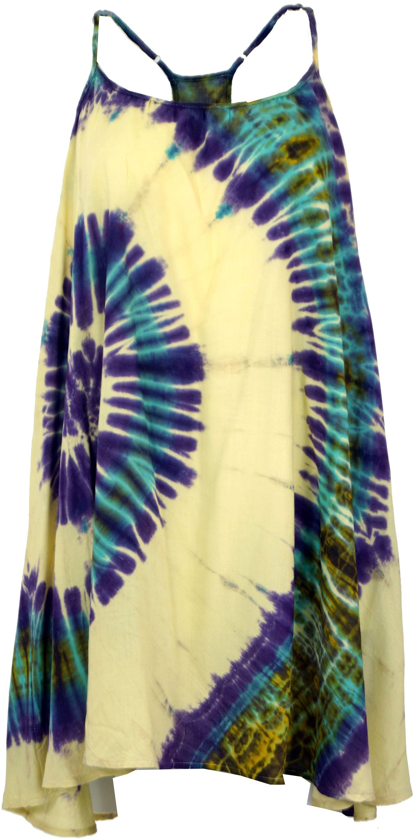 Guru-Shop Midikleid Batik Minikleid, Tunika Hippie günstig online kaufen