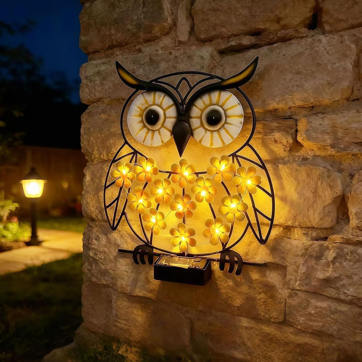 FELIXLEO LED Solarleuchte Solarleuchte Wanddeko Outdoor Solar Schmetterlinge Außen – Bild 5 von 5