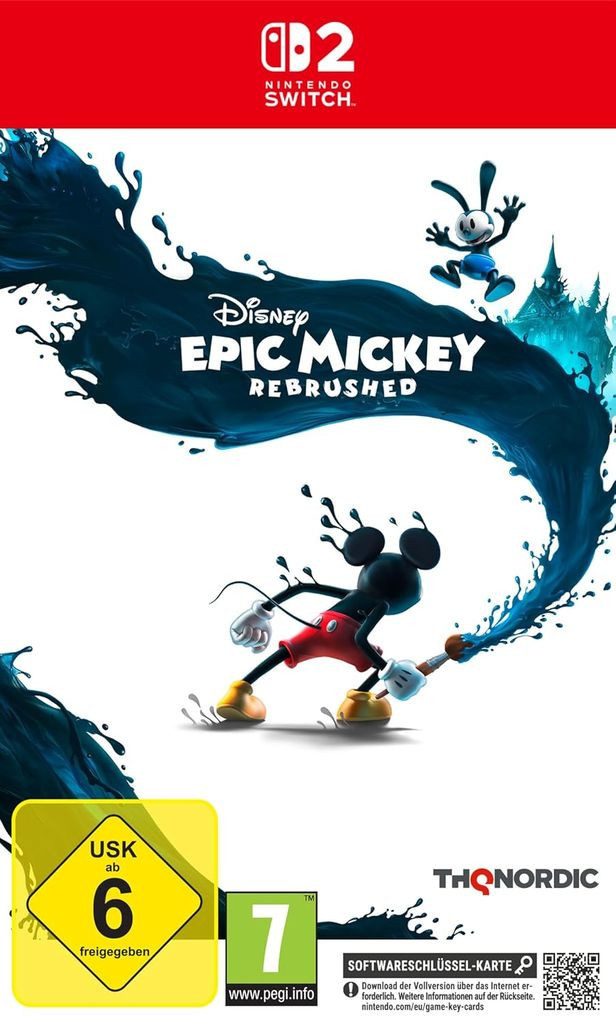 Disney Epic Mickey: Rebrushed (Softwarekarte), Nintendo Switch 2