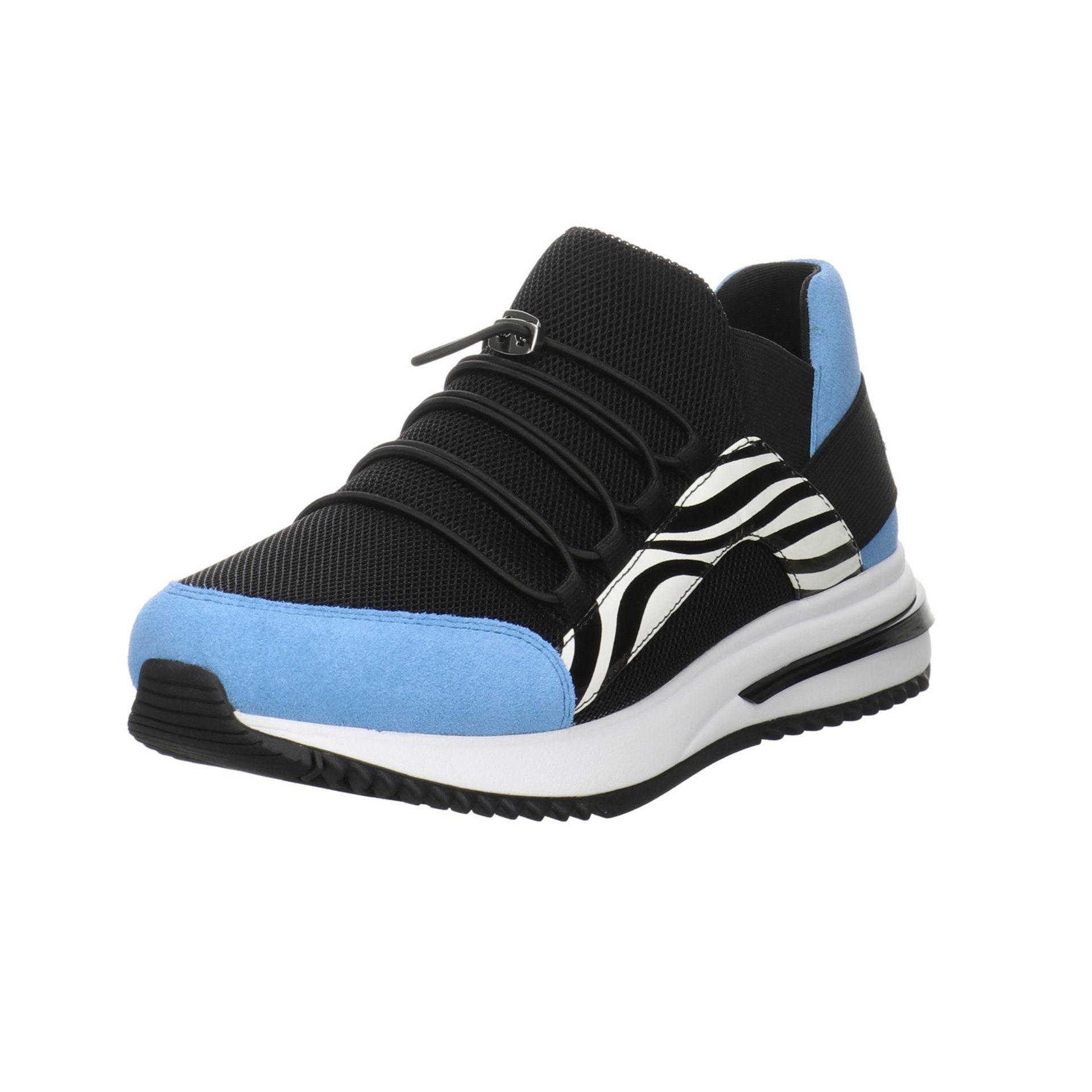 Marc Cain Damen Slipper Schuhe Sneaker Slip-Ons Freizeit Slip-On Sneaker  Leder-/Textilkombination