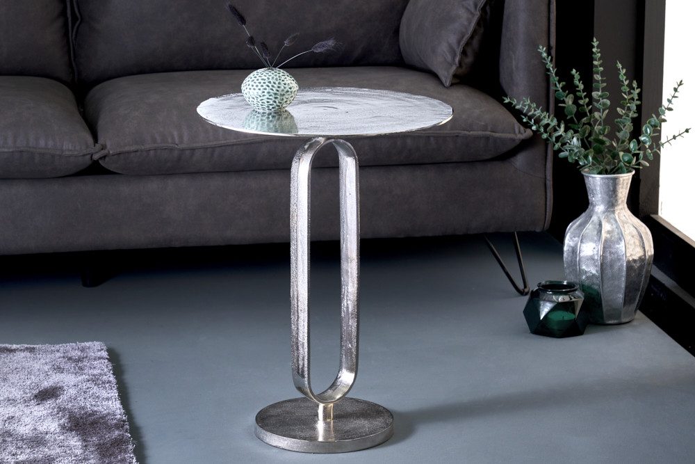 riess-ambiente Beistelltisch ELEGANCE 60cm silber (Einzelartikel, günstig online kaufen