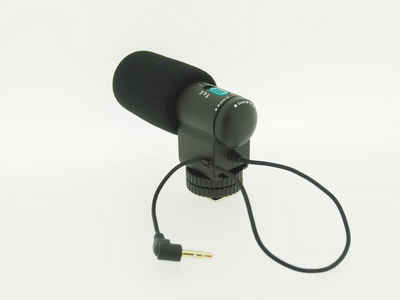 vhbw Mikrofon, passend für Canon PowerShot G12, G3x, N100, G15 Kamera