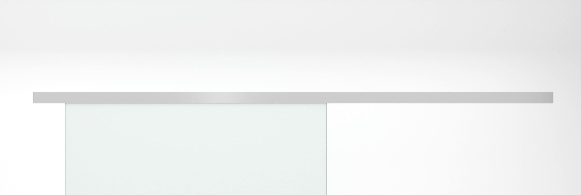 AMOD Glasschiebetür M2+DPL (SlimLine), mit Griffmuschel (beidseitig) und SoftStop (beidseitig) – Bild 4 von 5