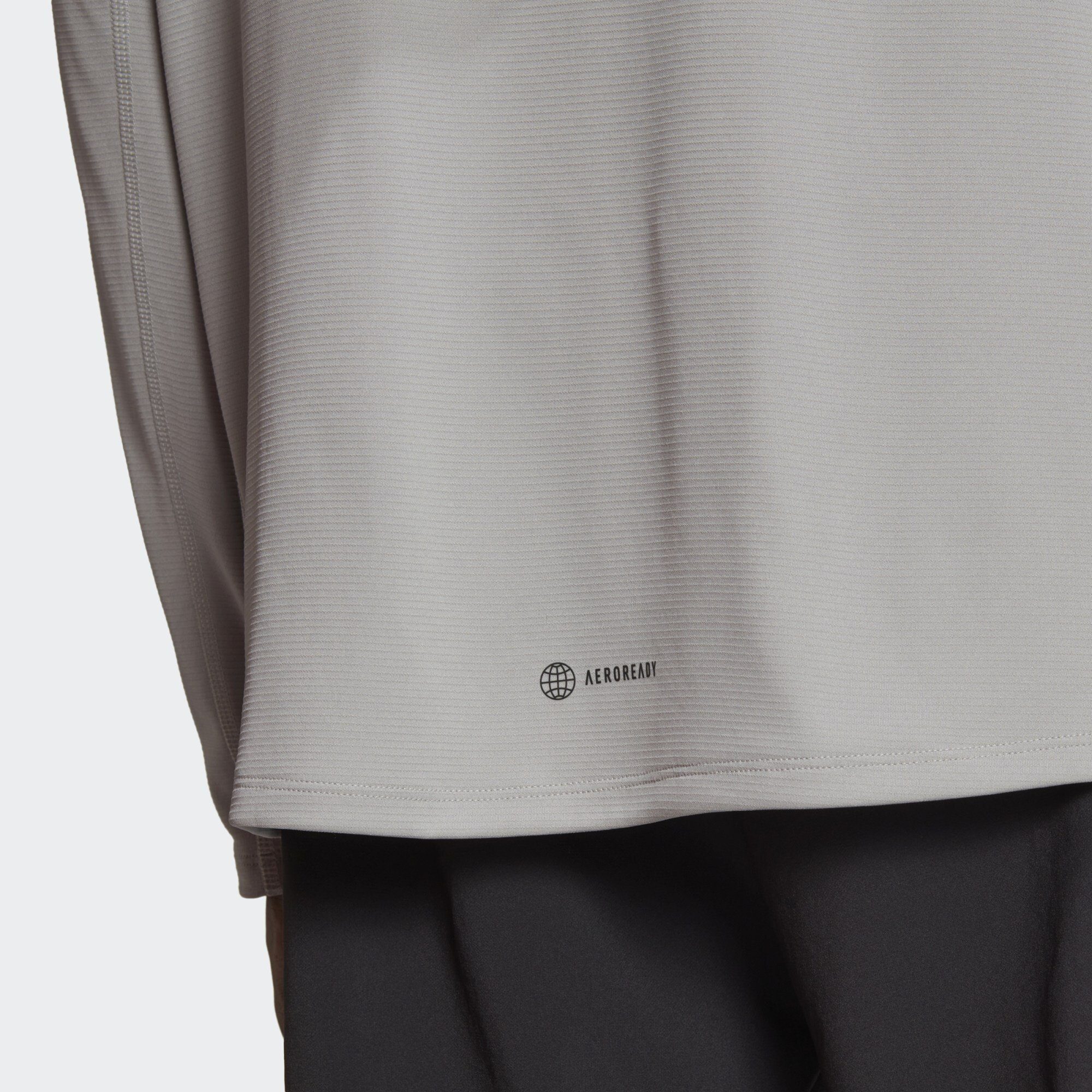 adidas WORKOUT LONGSLEEVE Performance PU Grey PRINT Mgh Solid Funktionsshirt