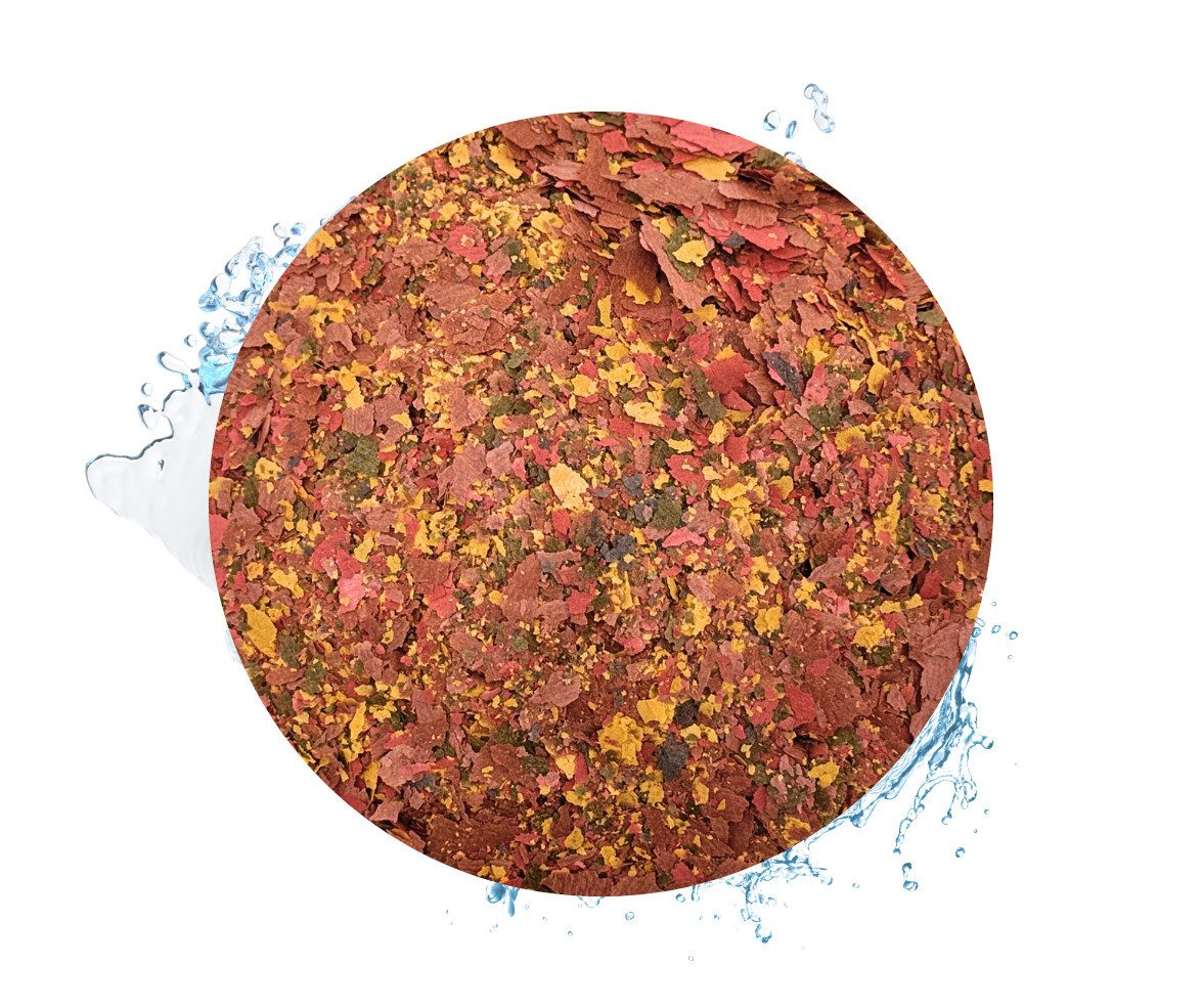 Warnick´s Tierfutterservice Zierfischflocken - Premium Futtermittel für Zierfische im PE-Beutel, Hauptfuttermittel für: Fische, Zierfische, Süßwasserfische