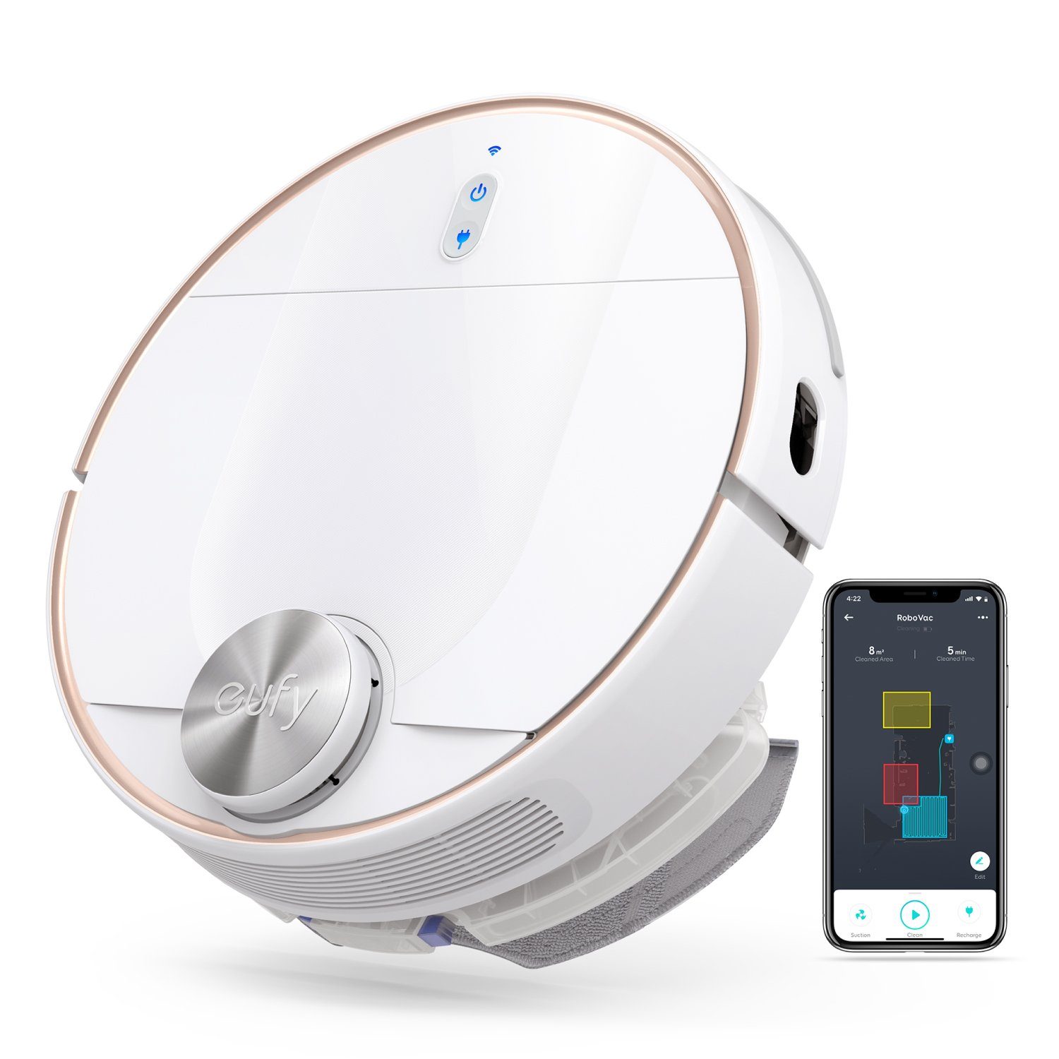 eufy Saugroboter RoboVac L70, mit Wischfunktion, iPath Laser-Navigation